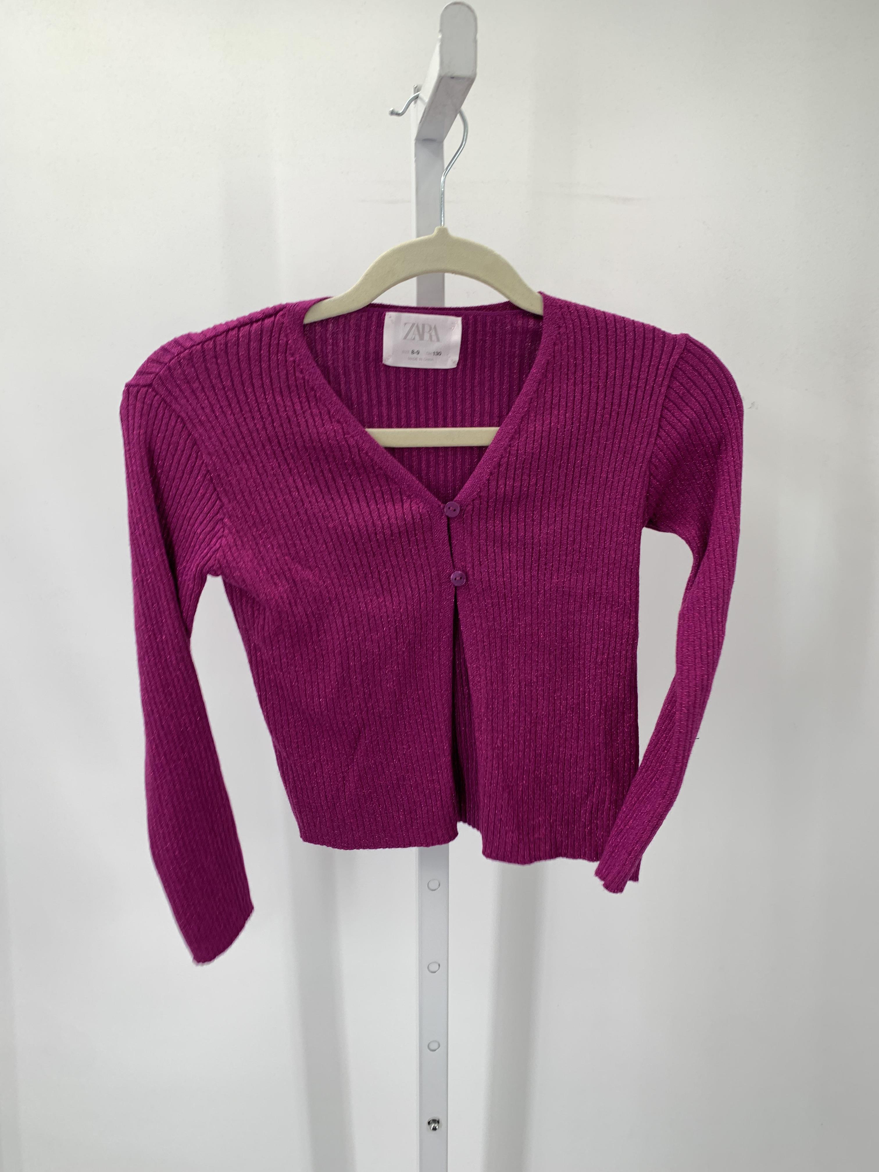 Zara Size 8-9 Girls Long Sleeve Sweater