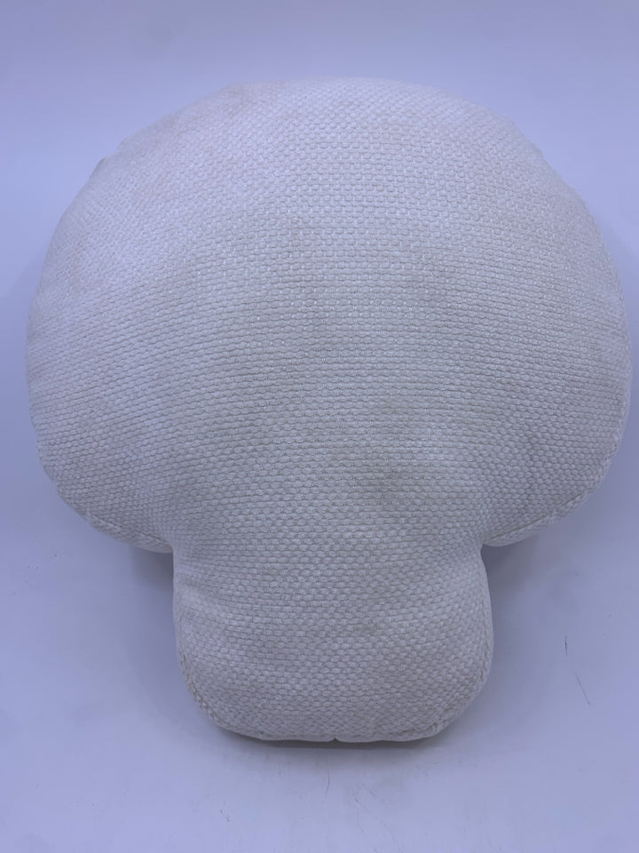 WHITE SUGAR SKULL PILLOW.