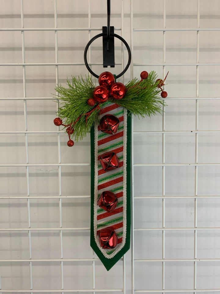 SLEIGH BELL HANGING DOOR DECOR.