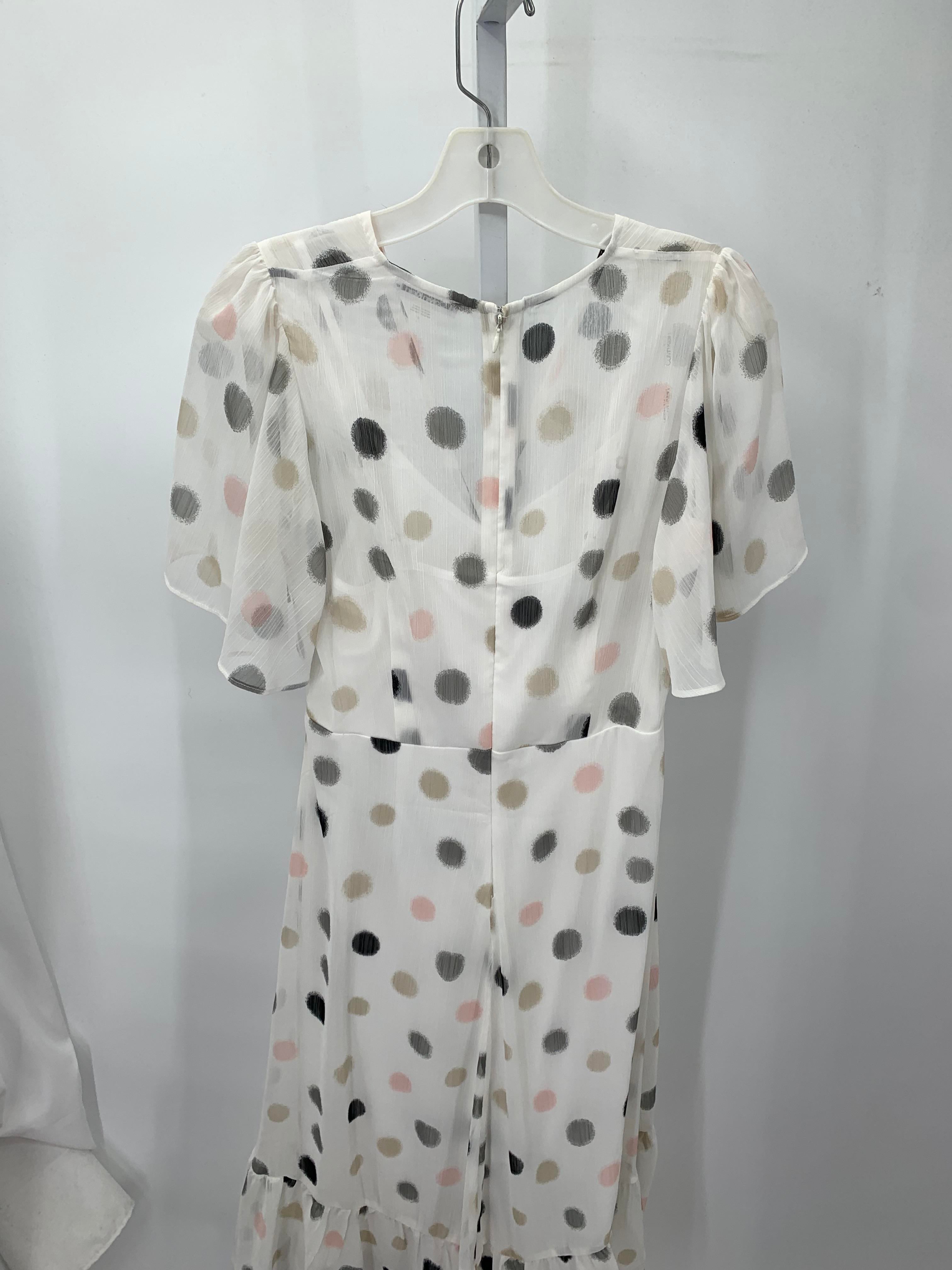 Calvin Klein Size 4 Misses Short Sleeve Dress