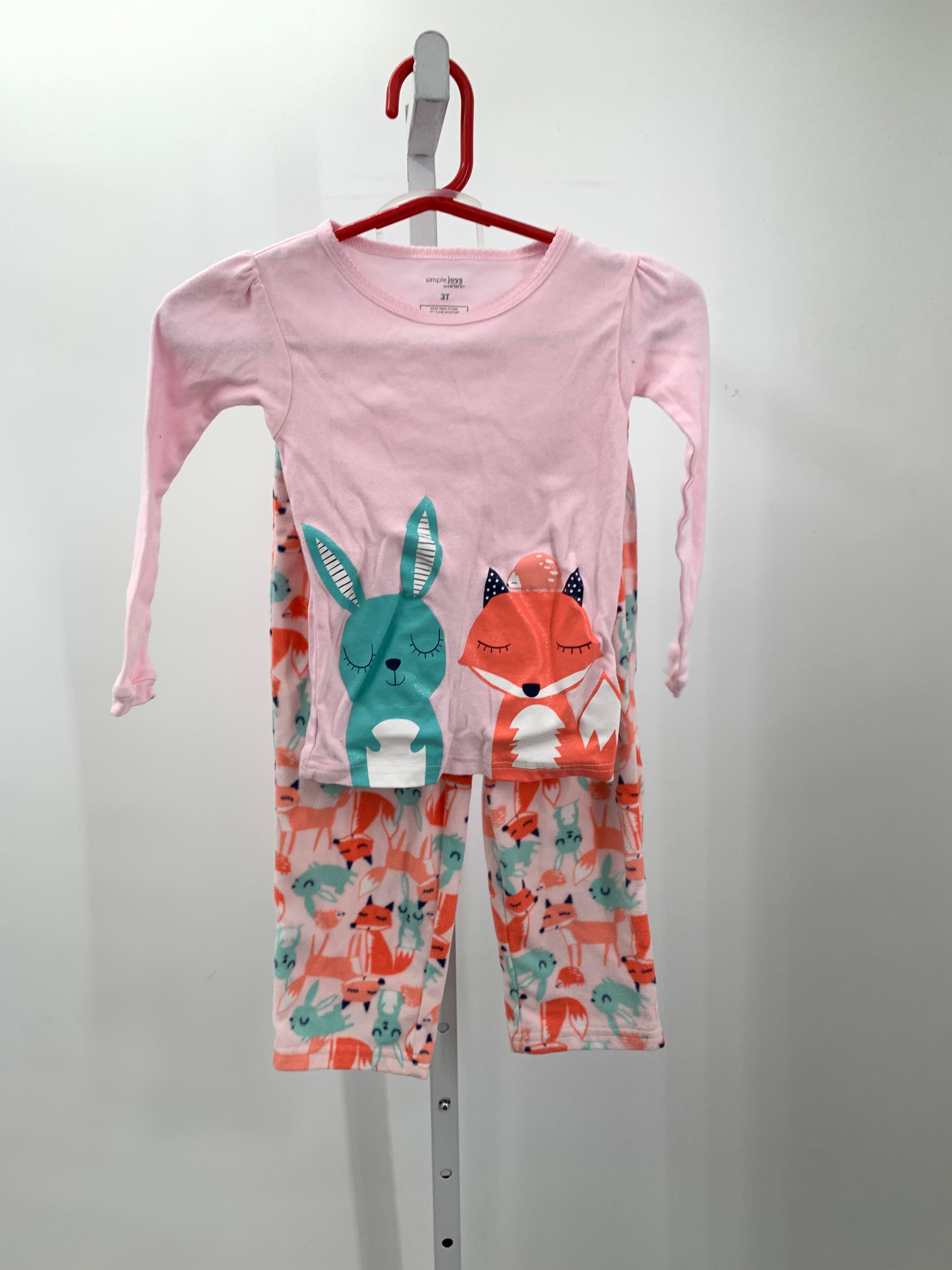 Simple Joys Size 3T Girls Pajamas