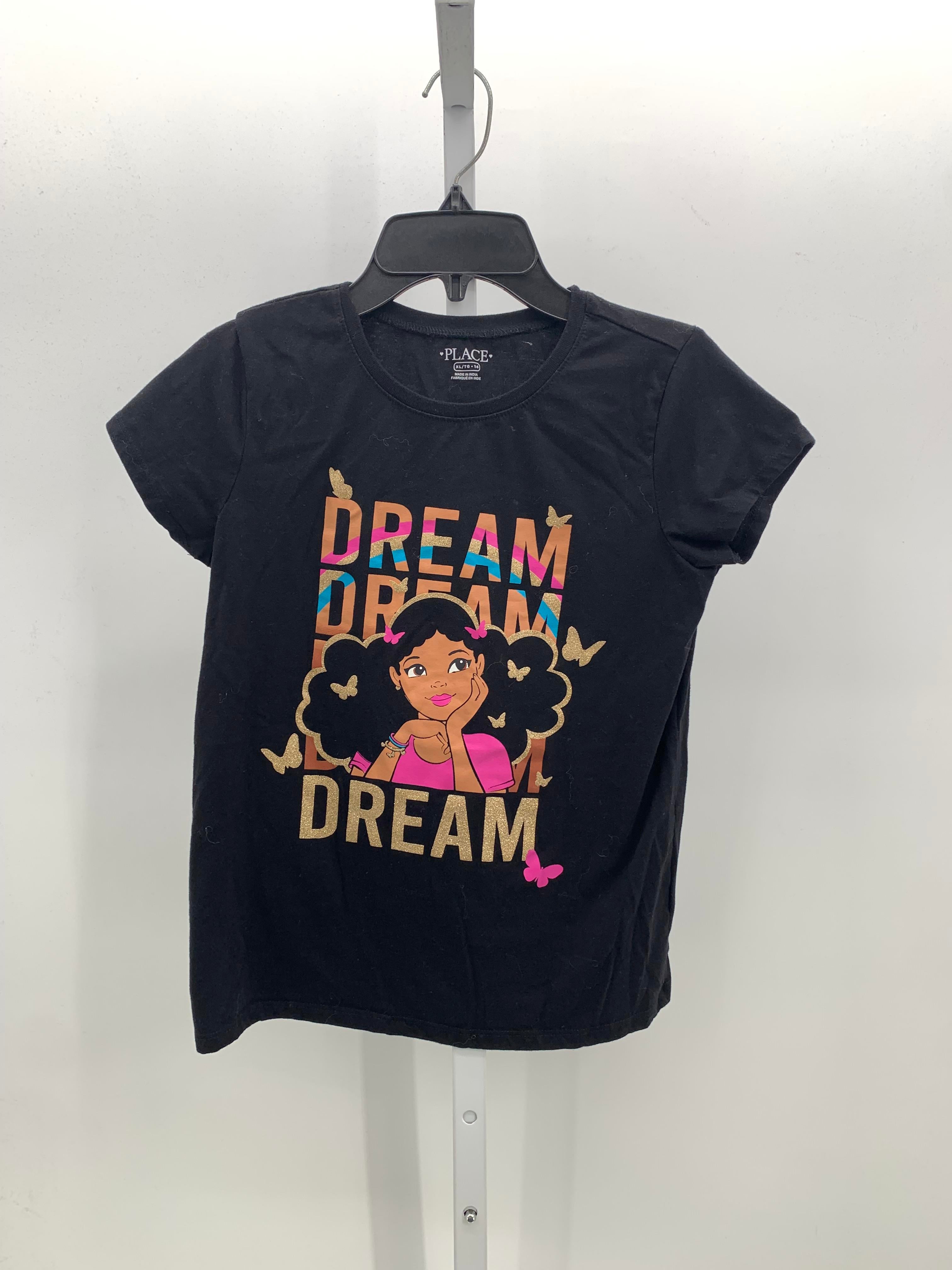 Children's Place Size 14 Girls Short Sleeve Shirt