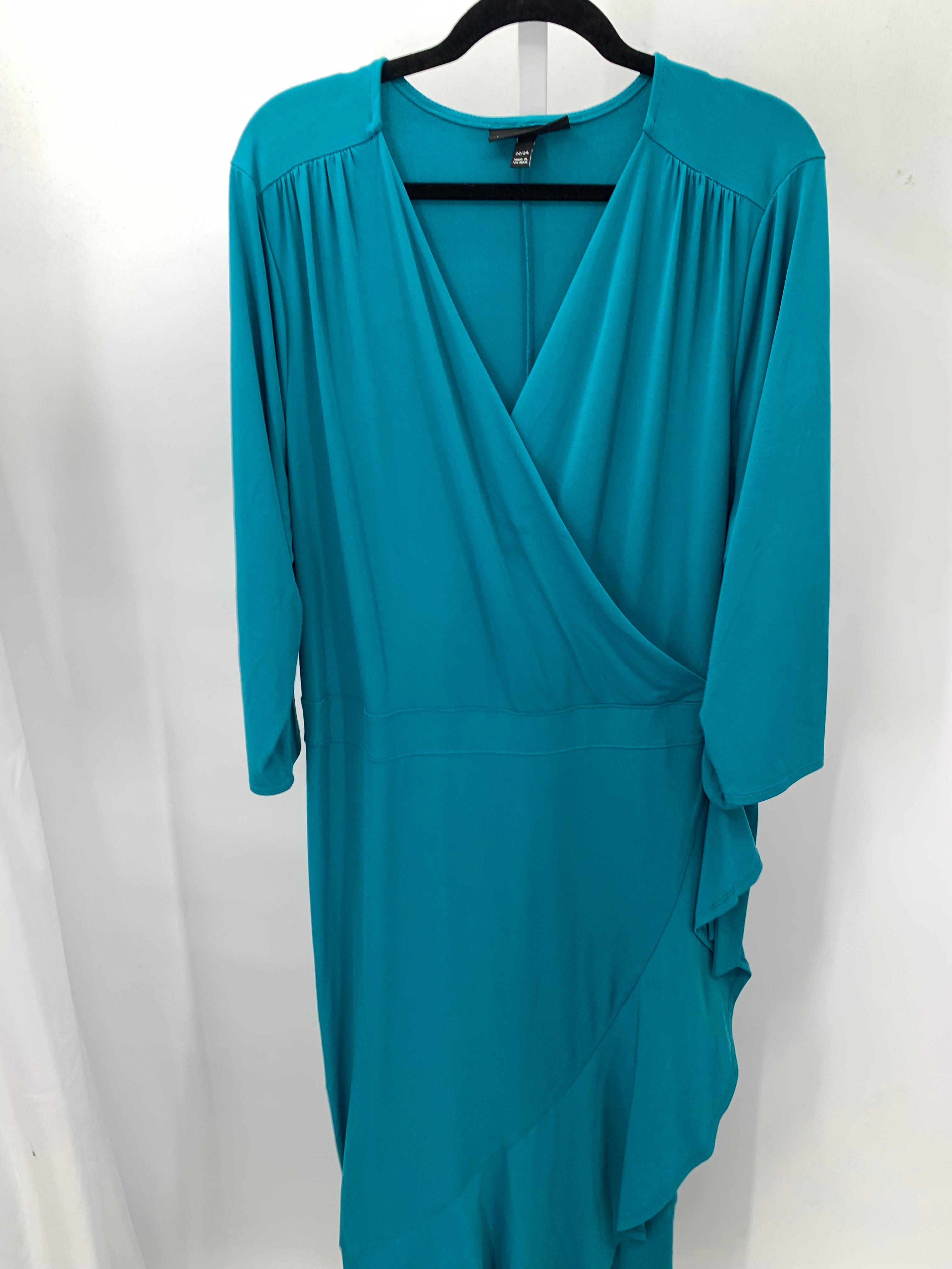 Lane Bryant Size 22/24 W Womens 3/4 Sleeve Dress