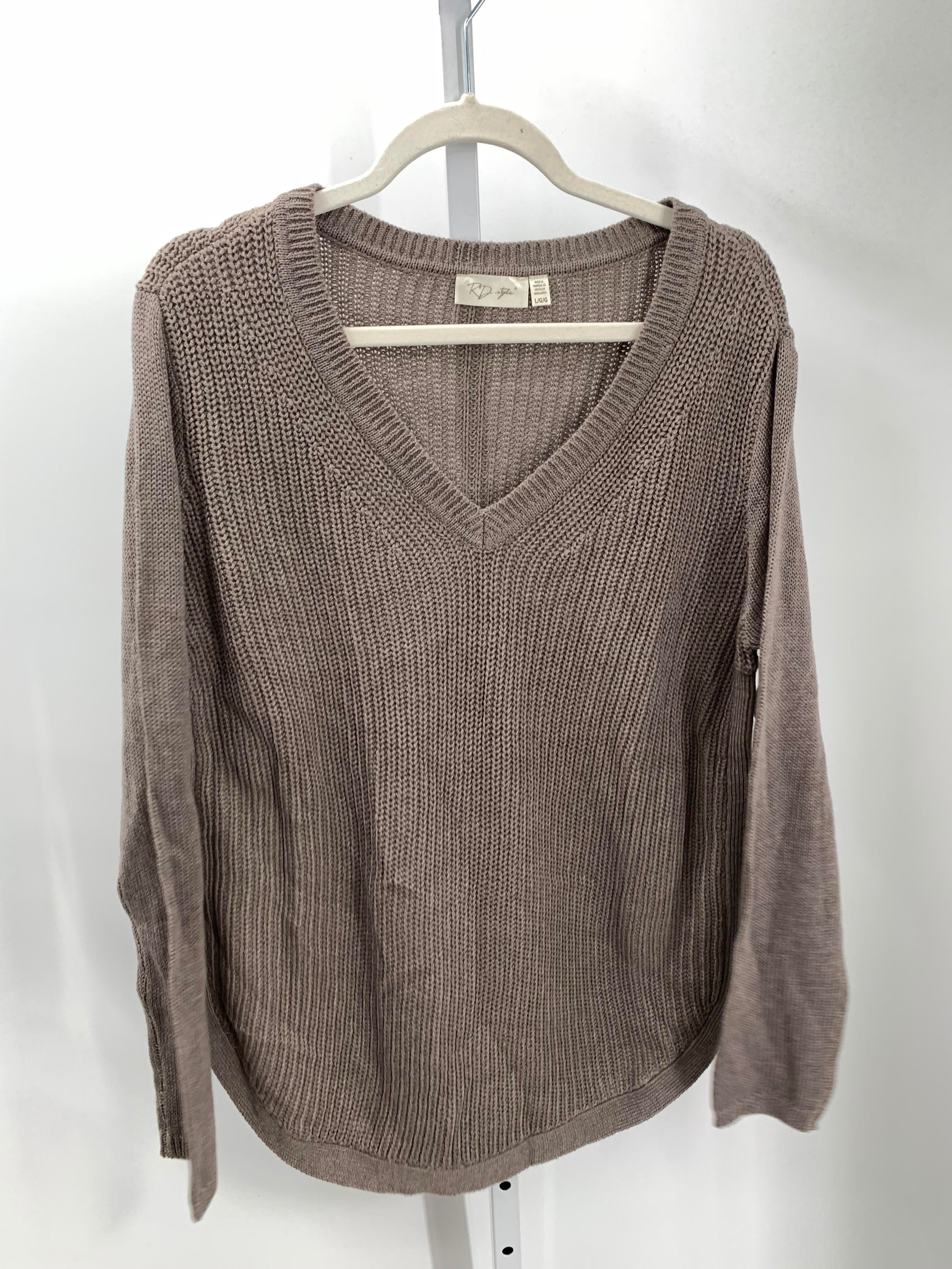 Size Large Misses Long Slv Sweater