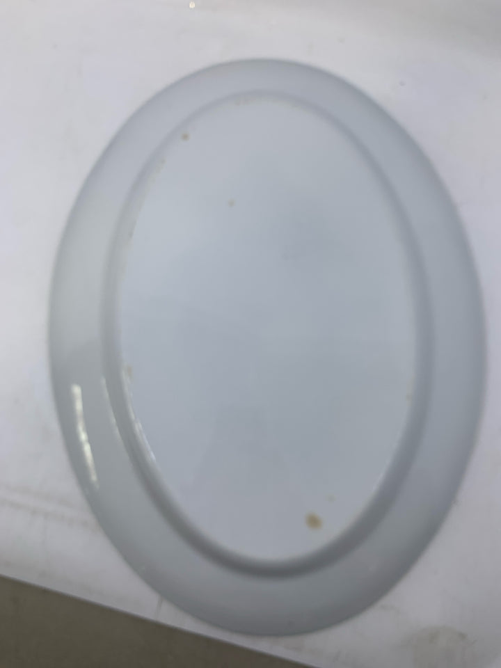 VTG WARRANTED IRONSTONE OVAL PLATTER.