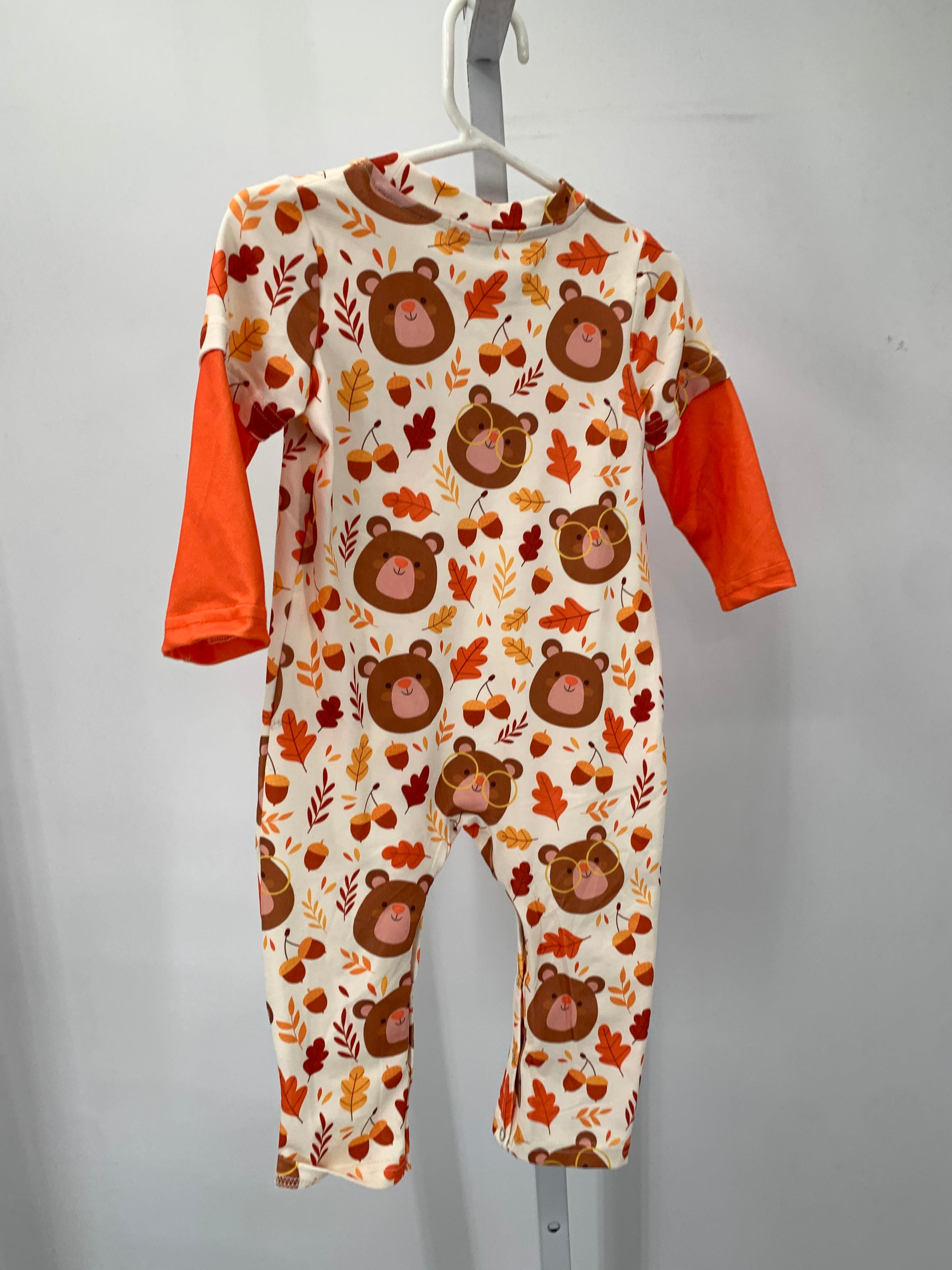 Size 12-18 Months Girls Long Slv. Romper