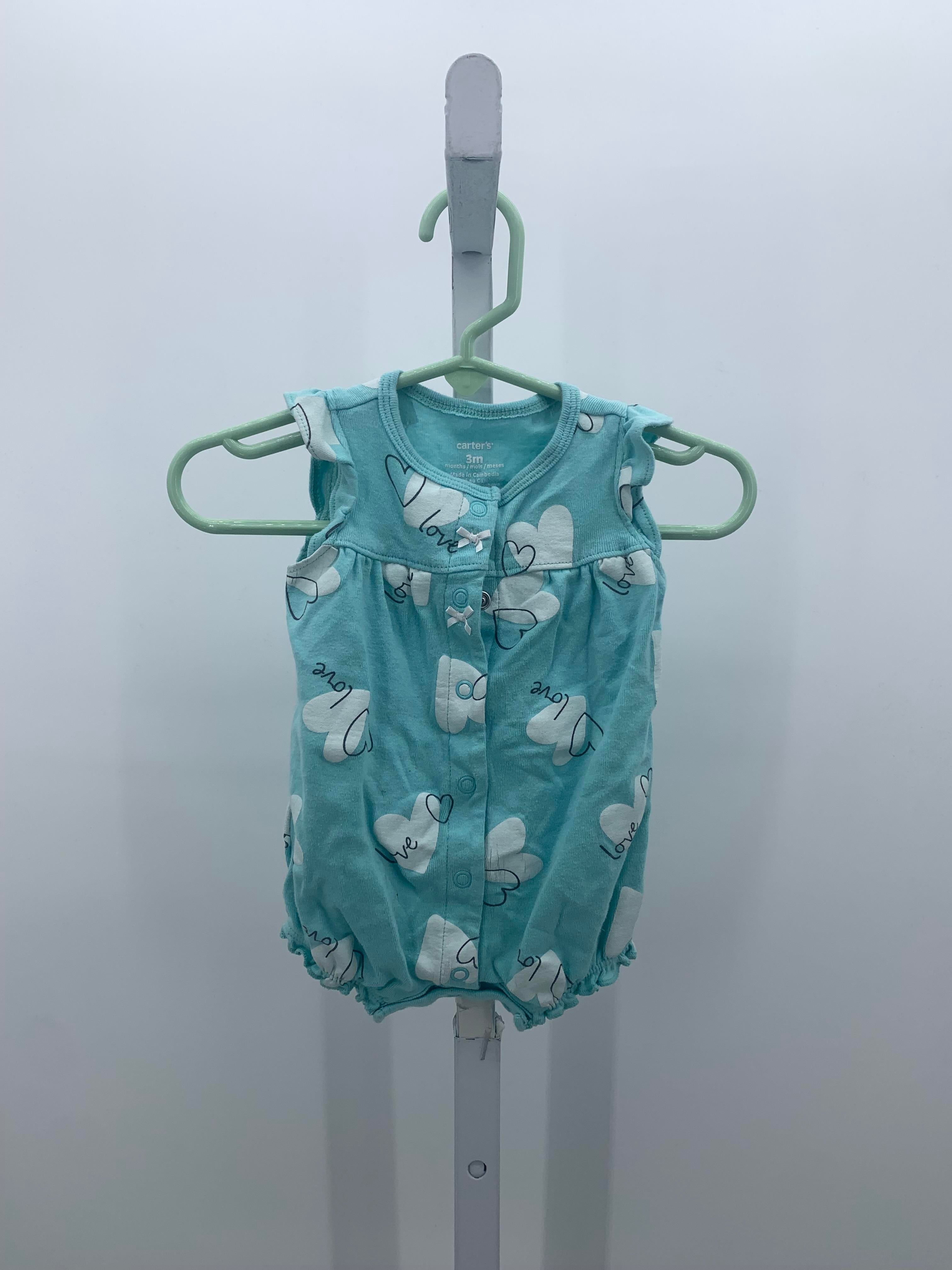 Carters Size 3 Months Girls Sleeveless Romper