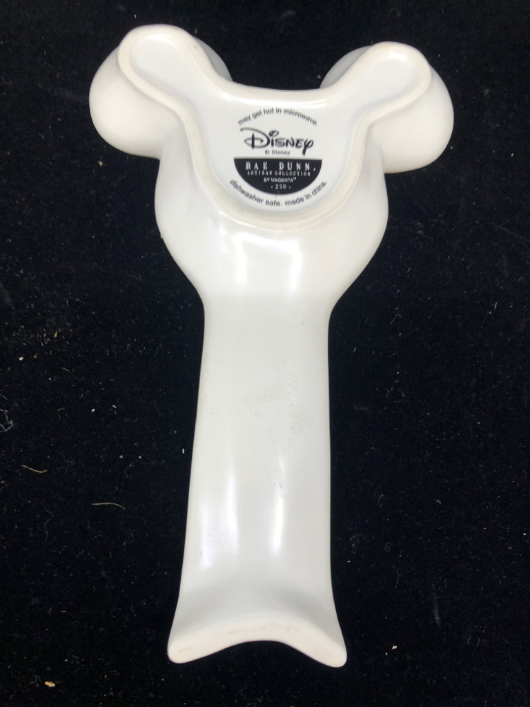 RAE DUNN MICKEY MOUSE TRICK OR TREAT SPOON REST.