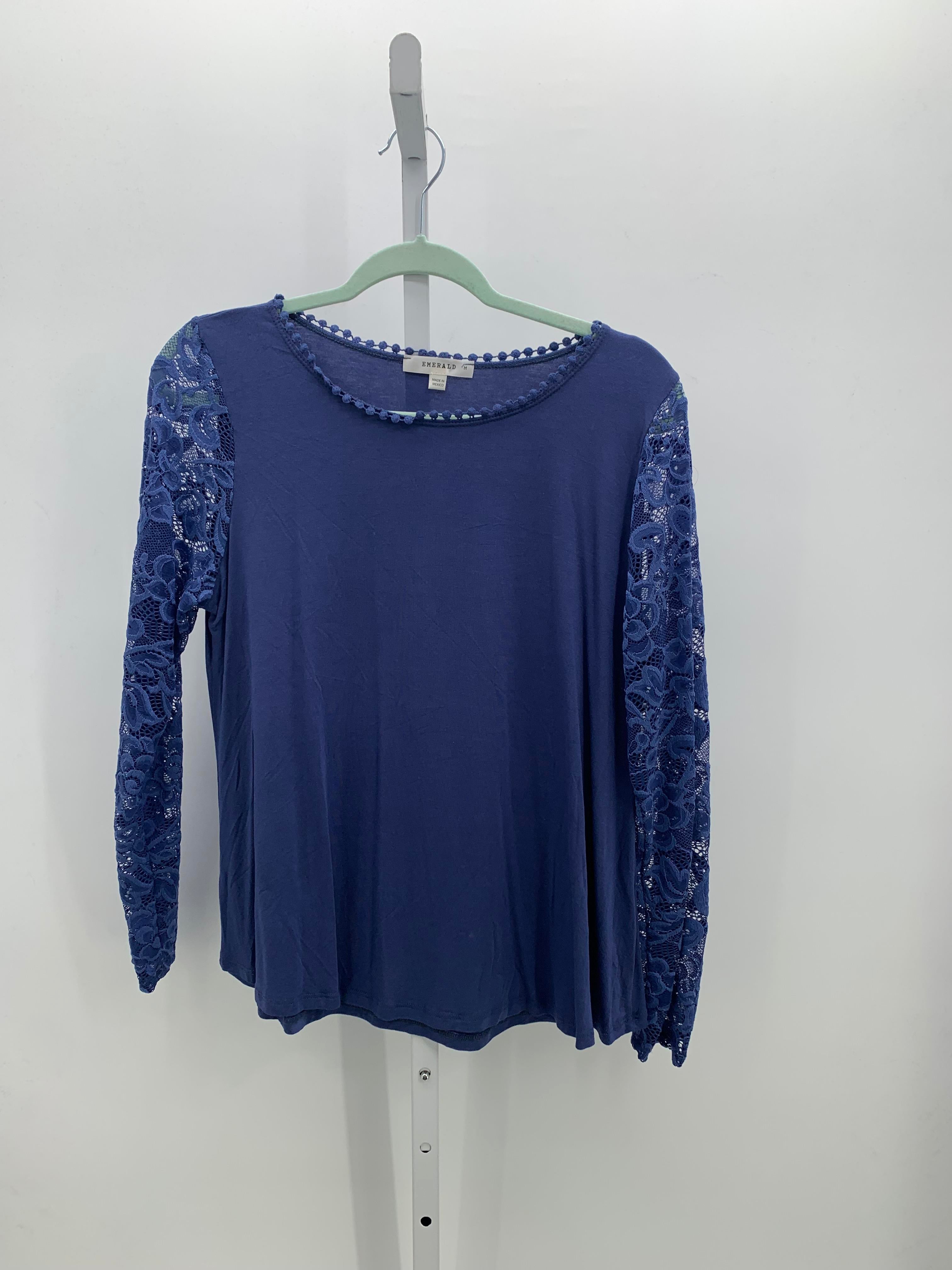 Emerald Size Medium Misses Long Sleeve Shirt