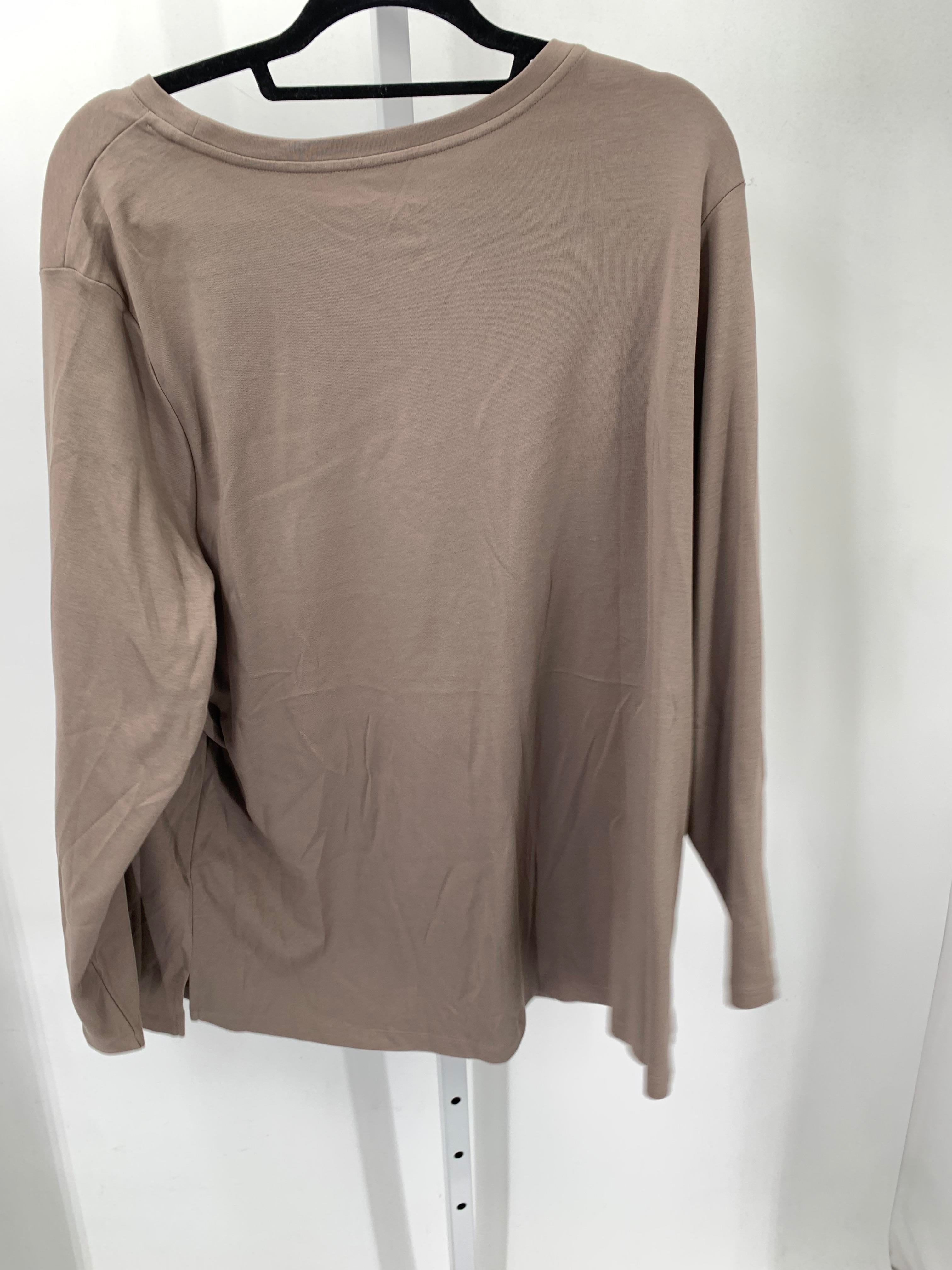 Isaac Mizrahi Size 3X Womens Long Sleeve Shirt