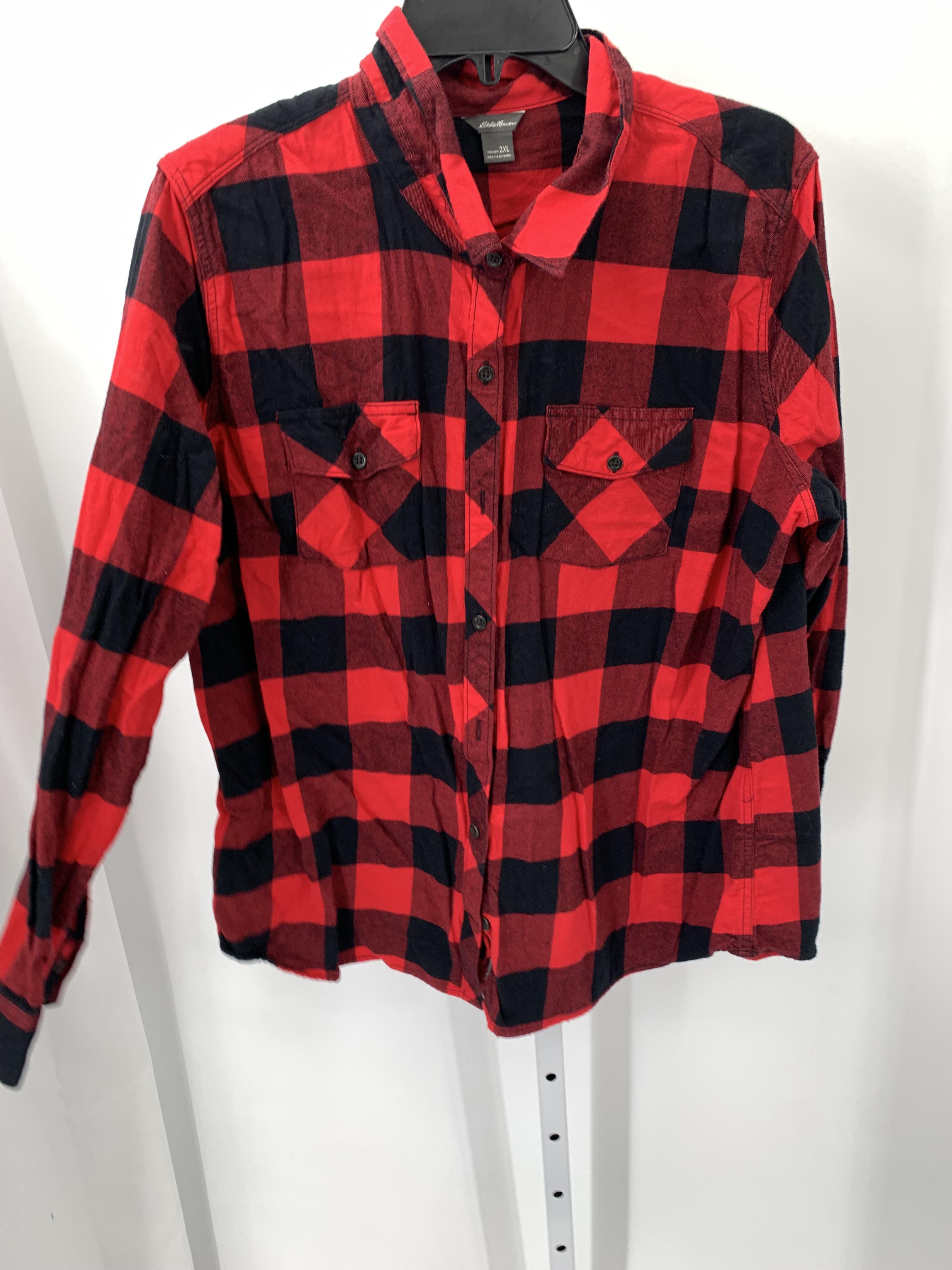 Eddie Bauer Size 2X Womens Long Sleeve Shirt
