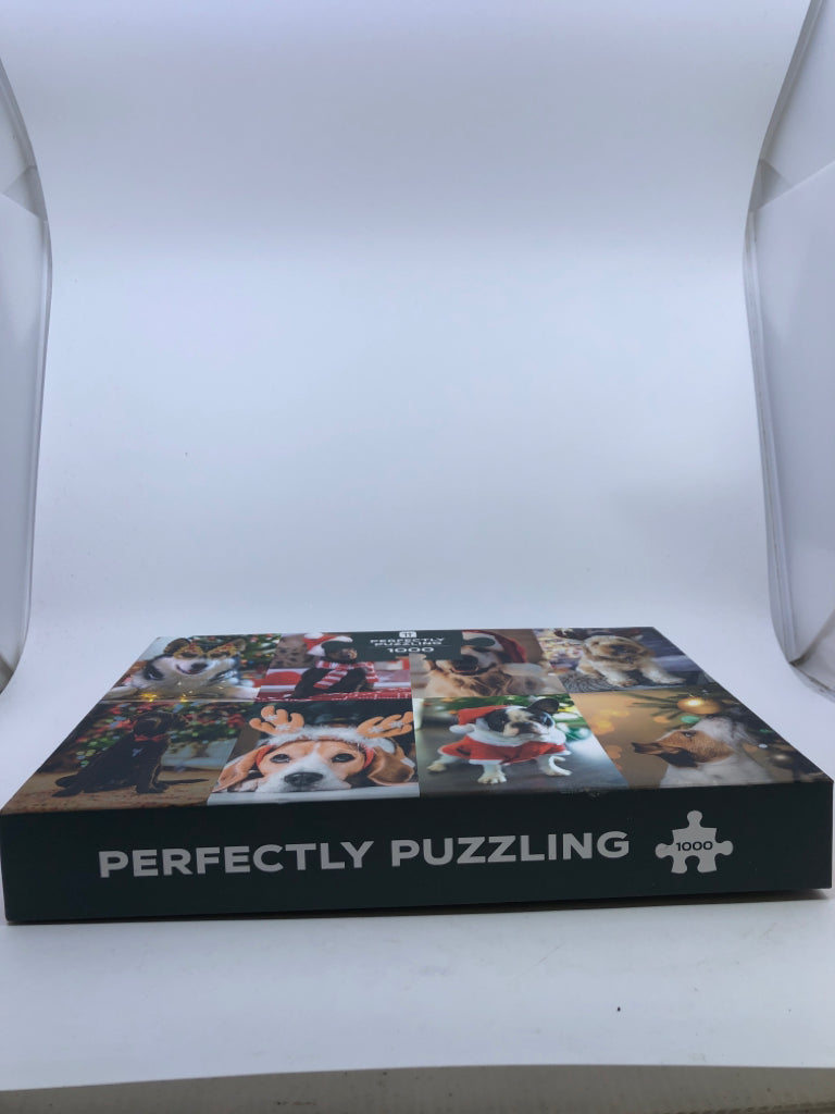 NIB CHRISTMAS DOG PUZZLE.