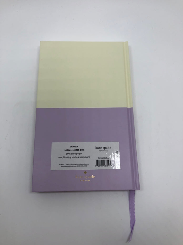 KATE SPADE LETTER M NOTEBOOK.