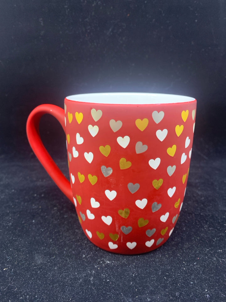 RED HEART MUG.