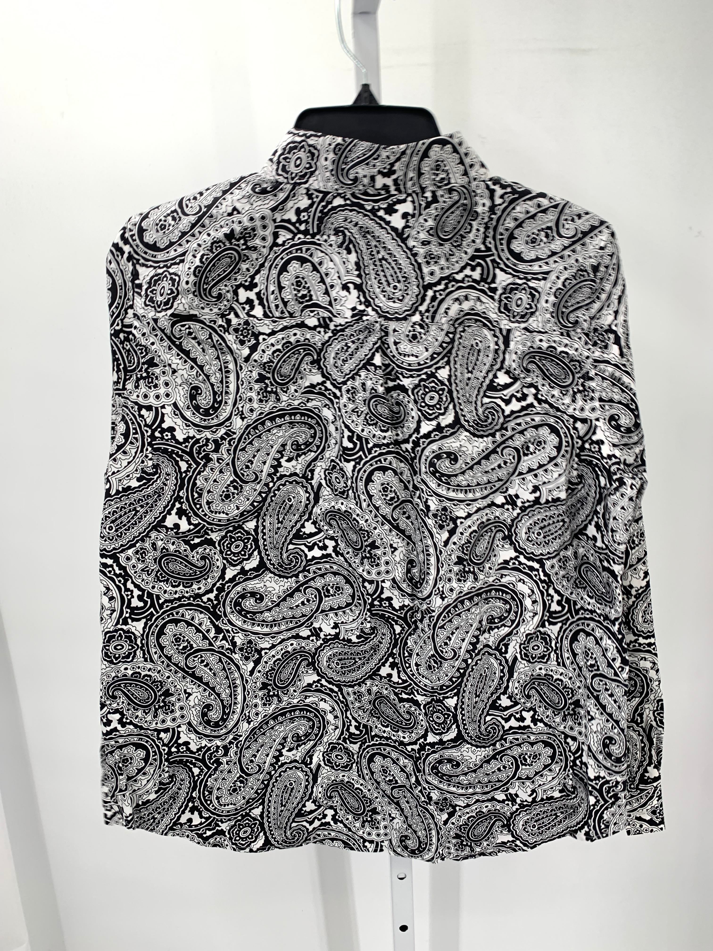 Jones New York Size Medium Misses Long Sleeve Shirt