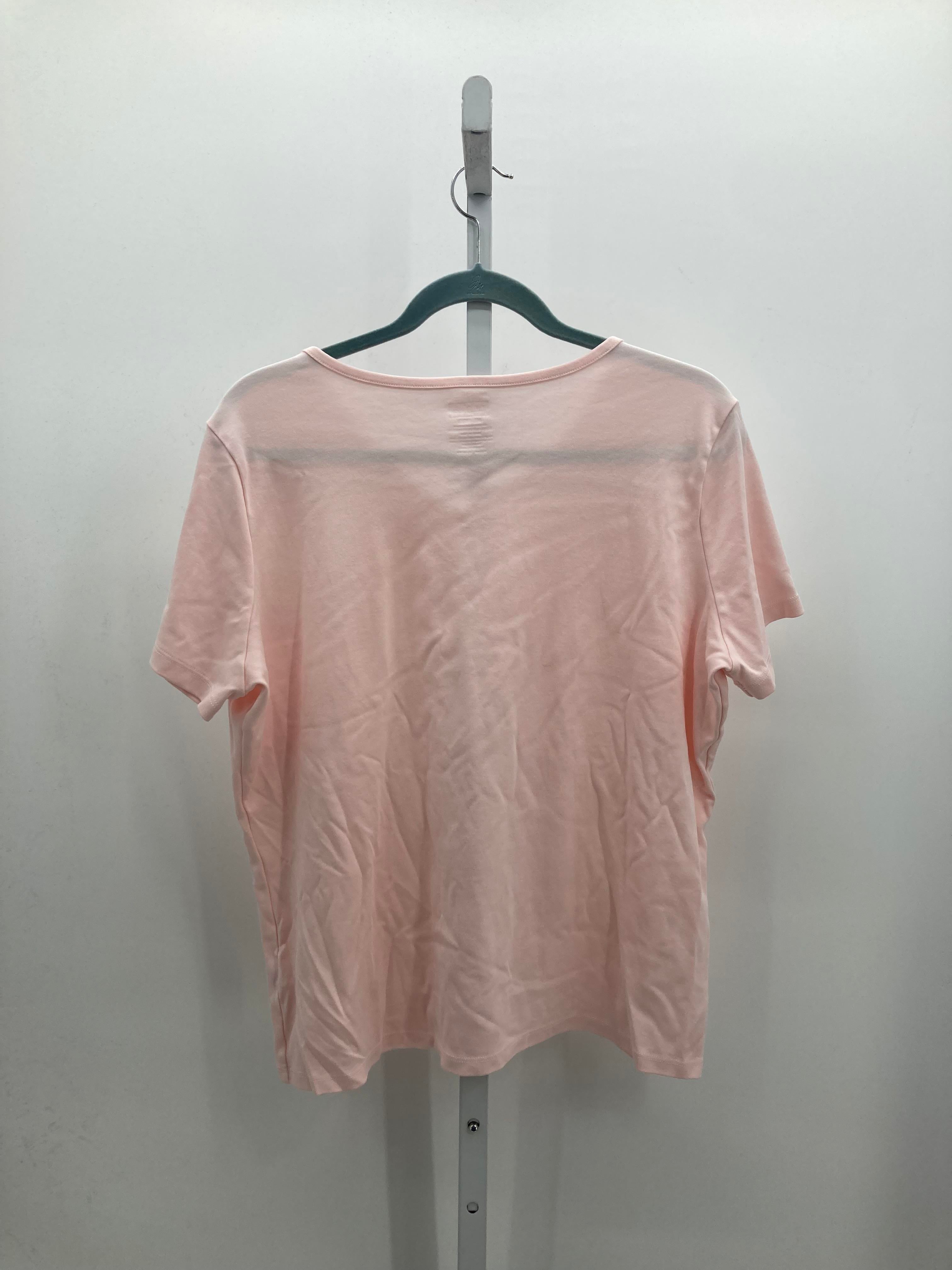 LL Bean Size Extra Large Misses Short Sleeve Shirt