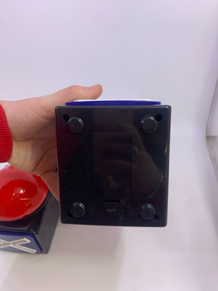 2PC GAME BUZZERS W/RED BUTTON & "X" IN BOX.