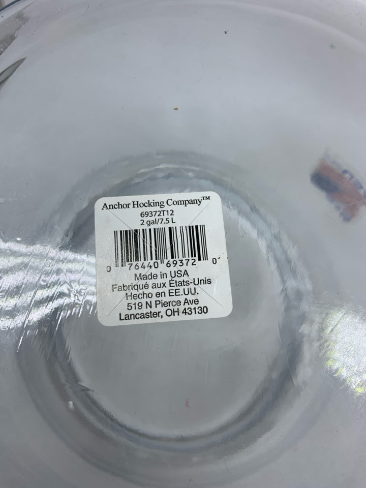 LG GLASS CANISTER MADE IN THE USA.