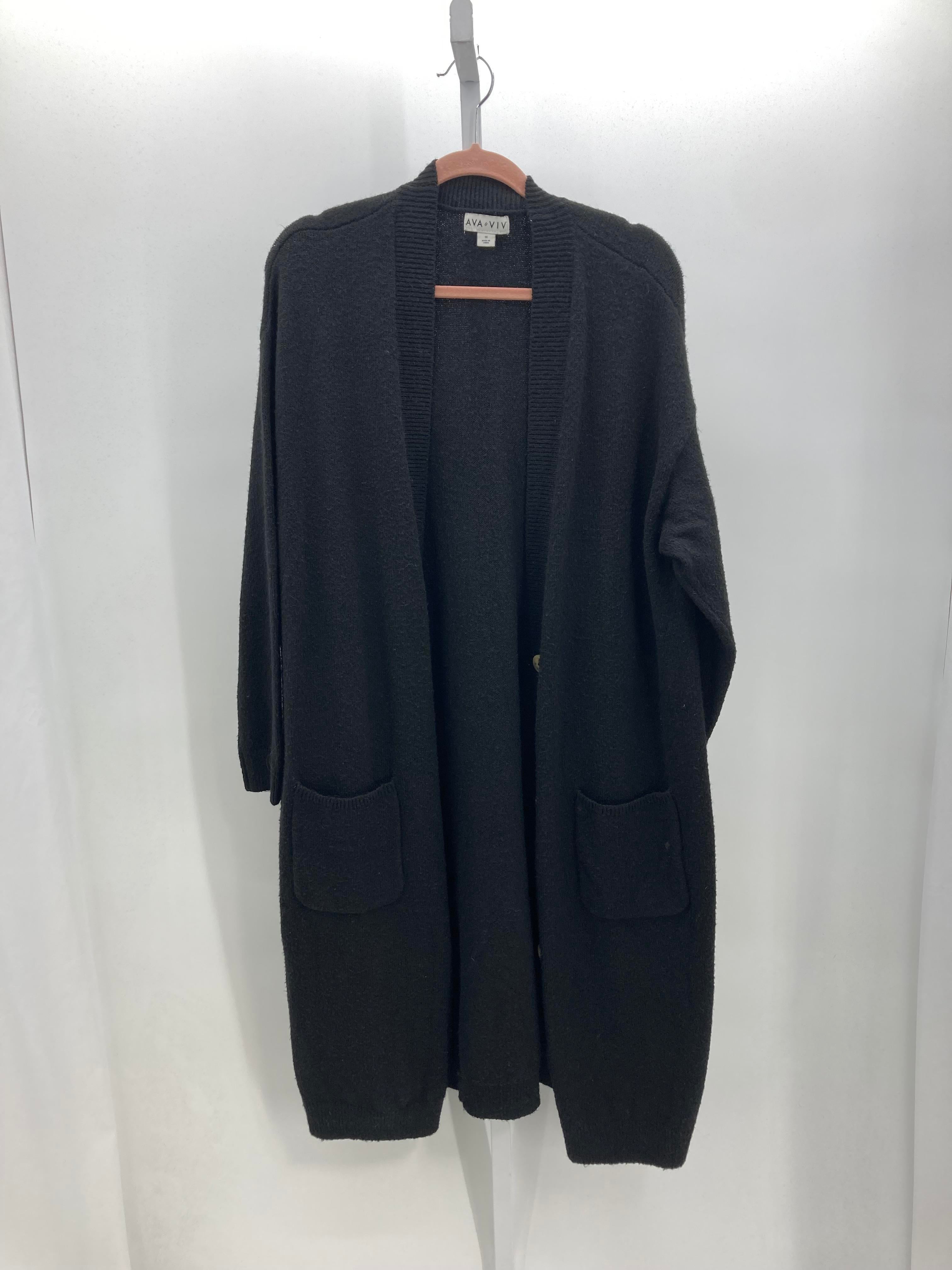 Ava & Viv Size 1X Womens Cardigan