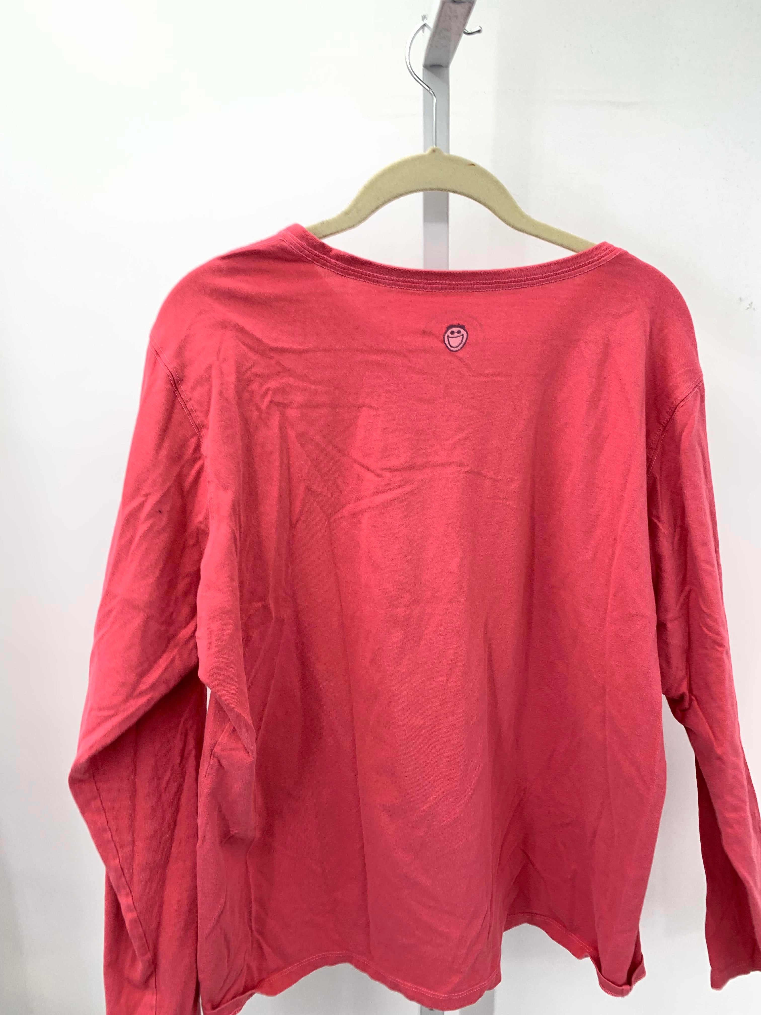Life is Good Size Extra Large Misses Long Sleeve Shirt