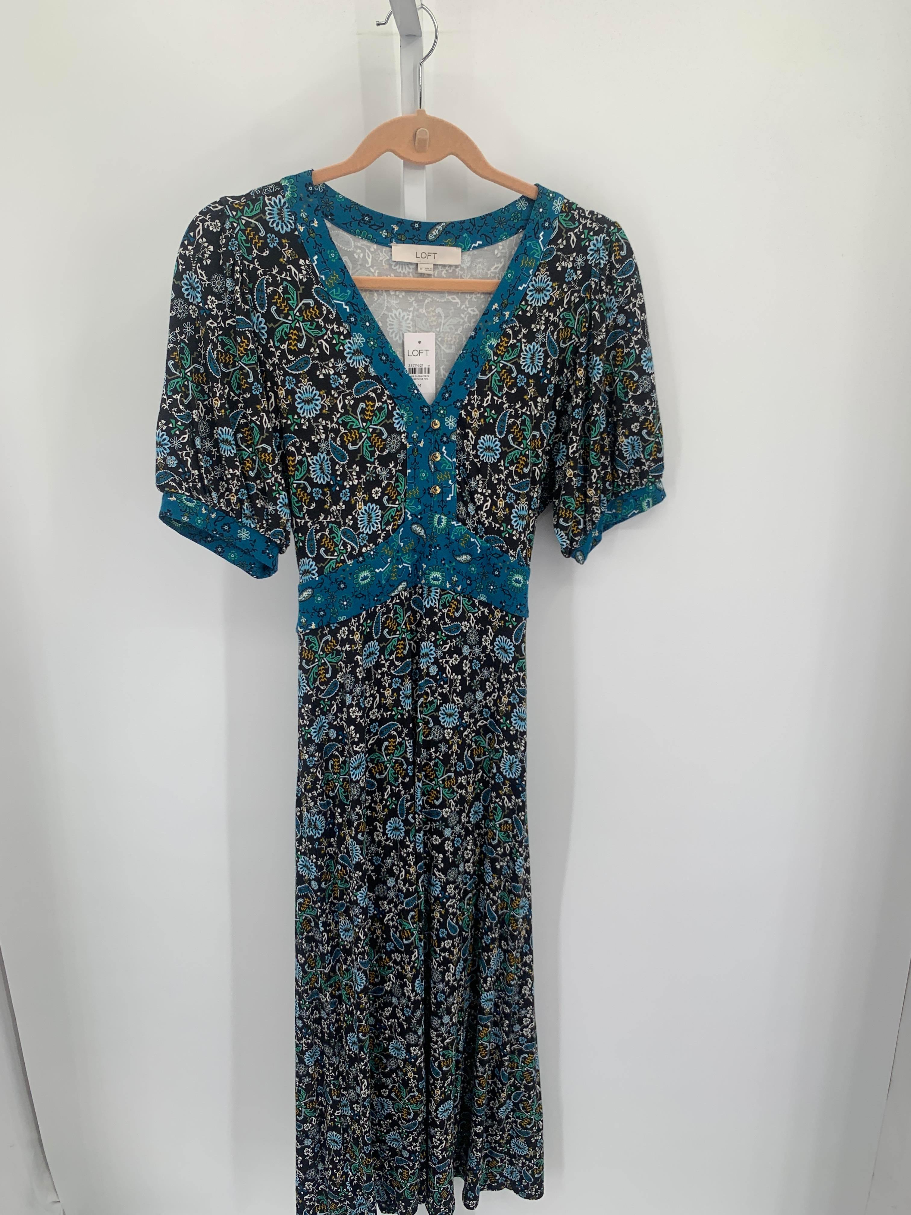 Loft Size Medium Misses Short Sleeve Dress