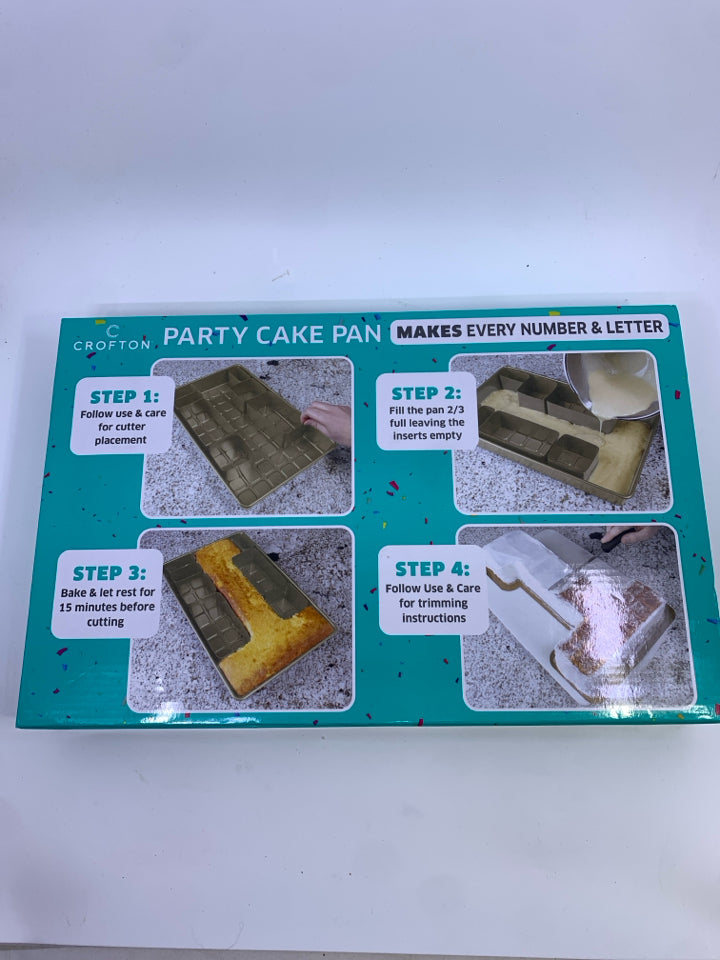 NIB PARTY CAKE PAN CROFTON.