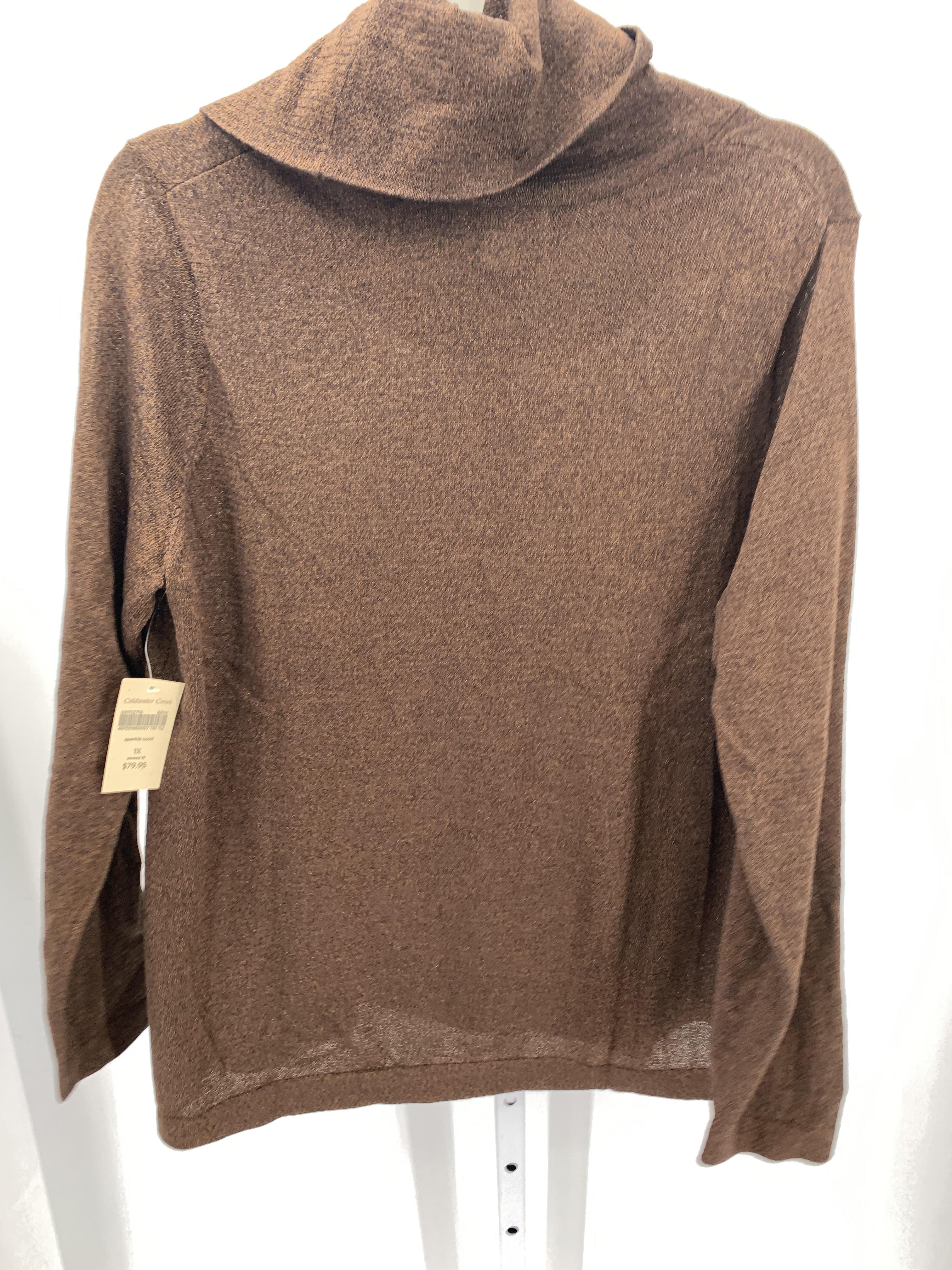 Coldwater Creek Size 1X Womens Long Slv Sweater