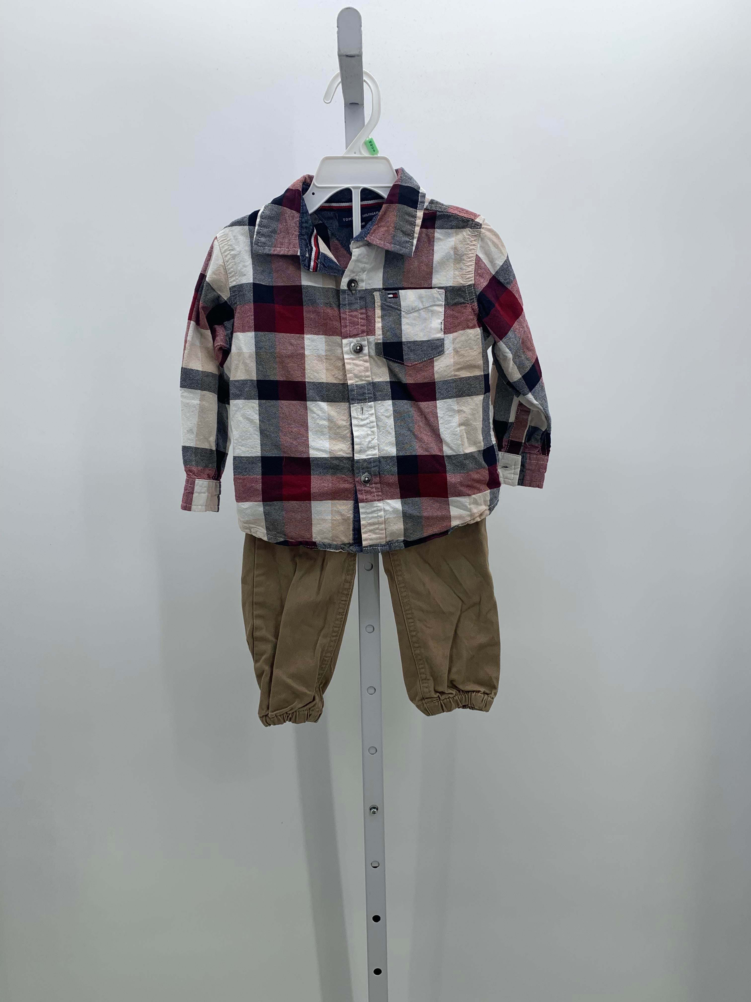 PLAID BUTTON DOWN + PANTS