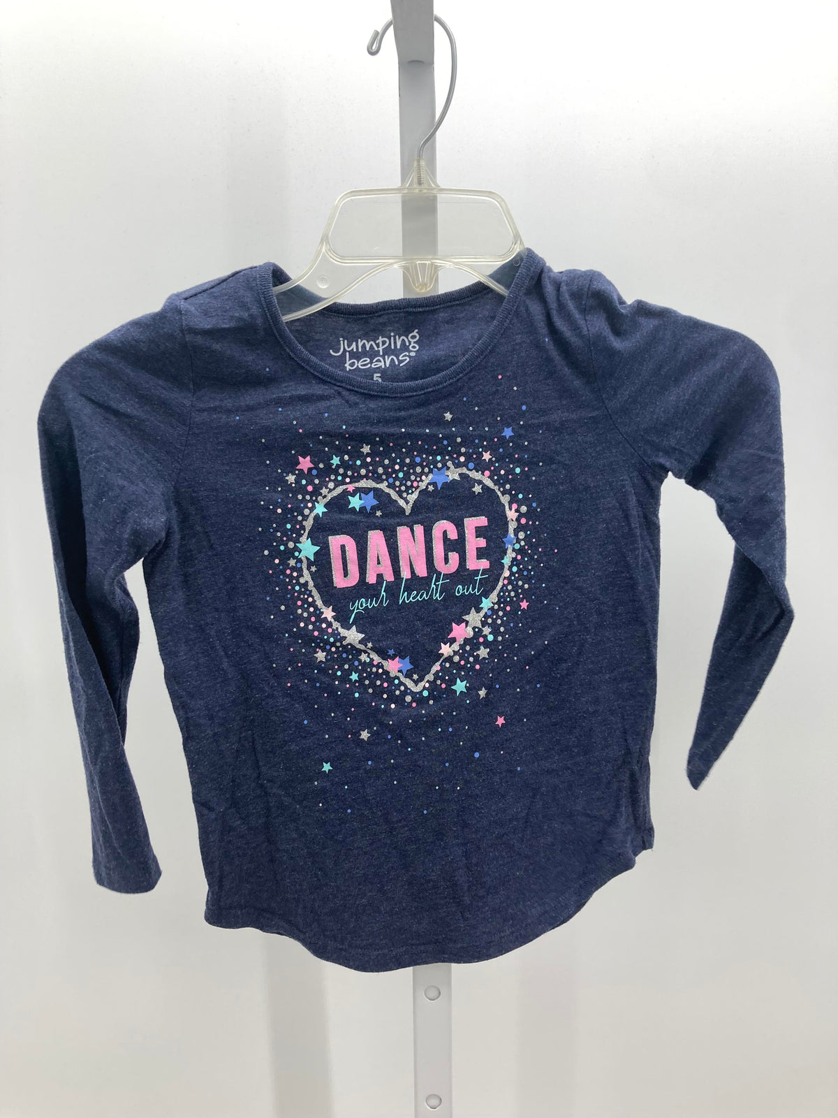 Jumping Beans Size 5 Girls Long Sleeve Shirt