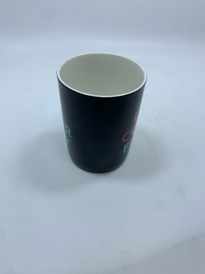 2 KATE SPADE X LENOX "LIVE COLOR FULLY" MUGS.
