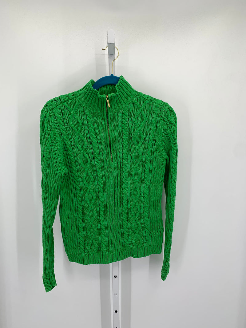 Chaps Size Small Petite Petite Long Slv Sweater