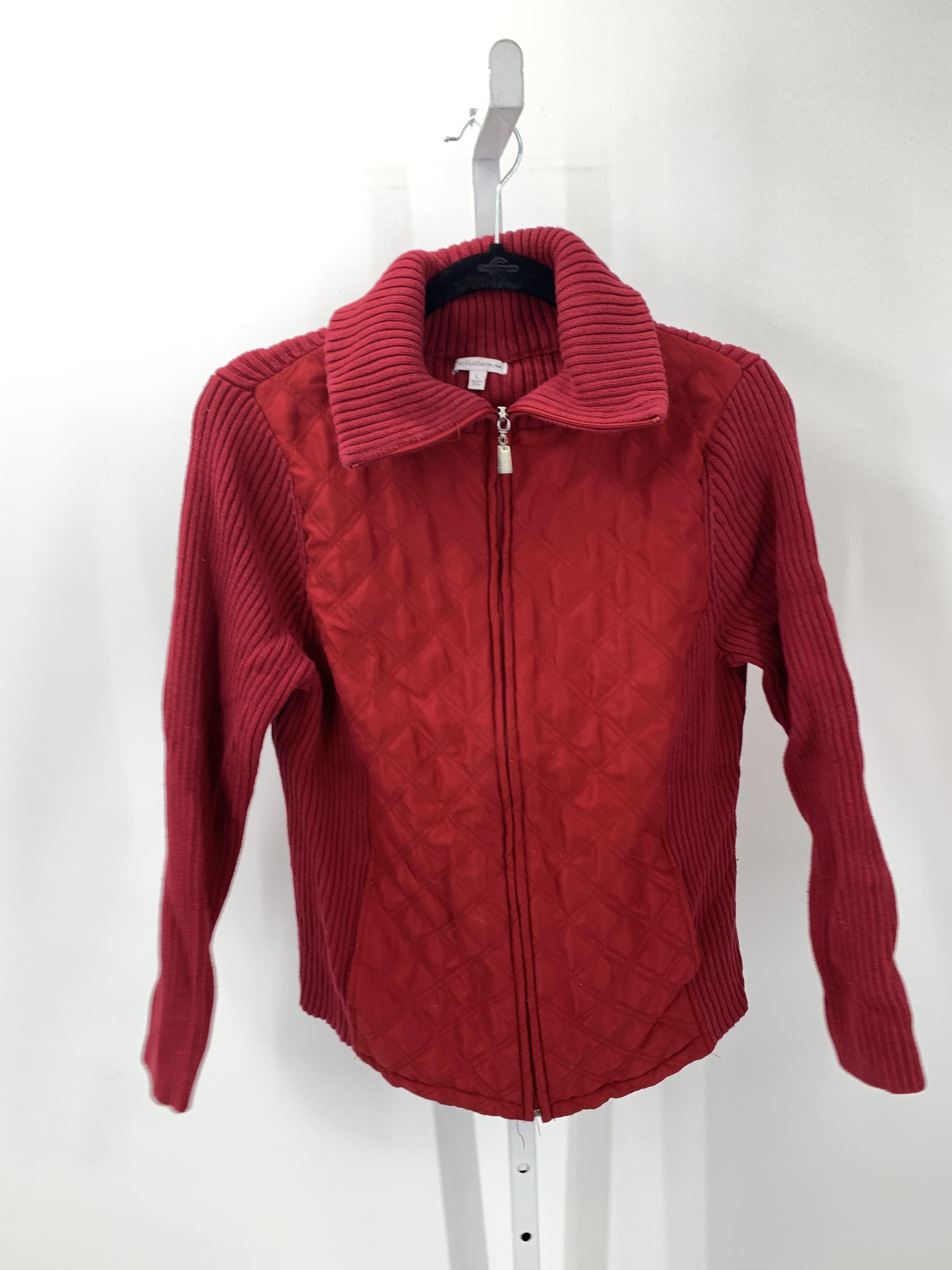 Croft & Barrow Size Large Misses Long Slv Sweater