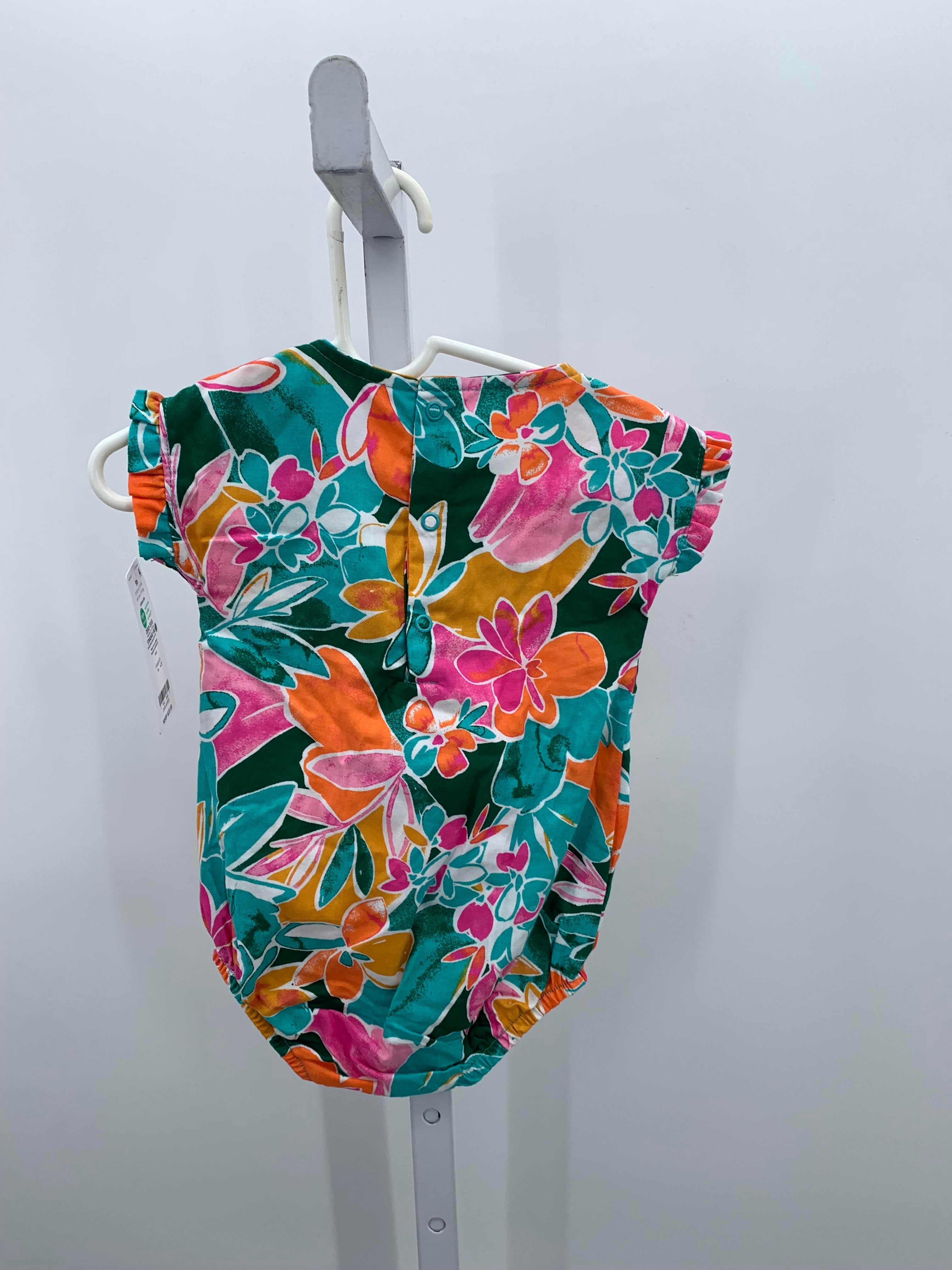Cartwright Size 9 Months Girls Short Slv. Romper