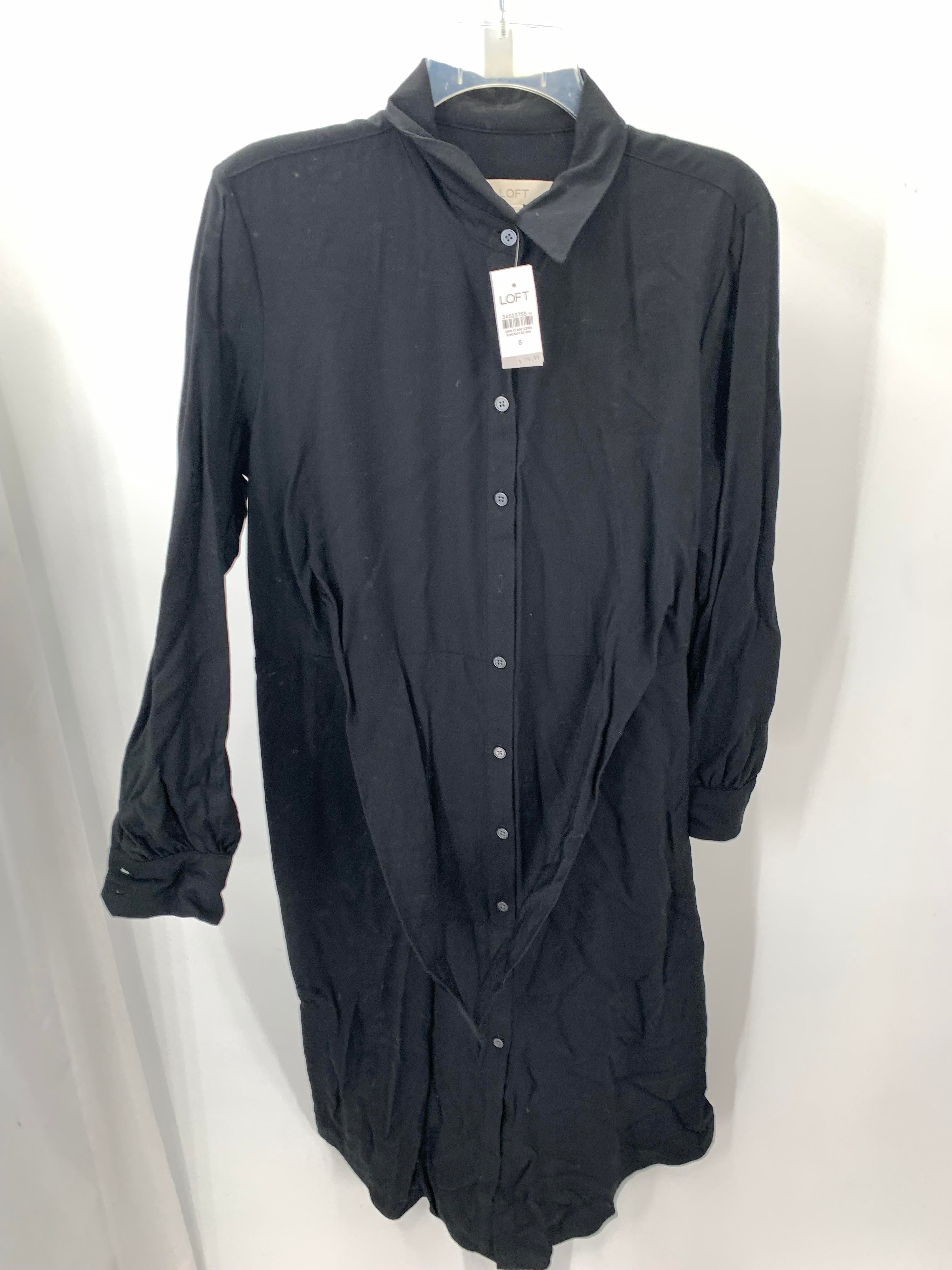 Loft Size 8 Misses Long Sleeve Dress