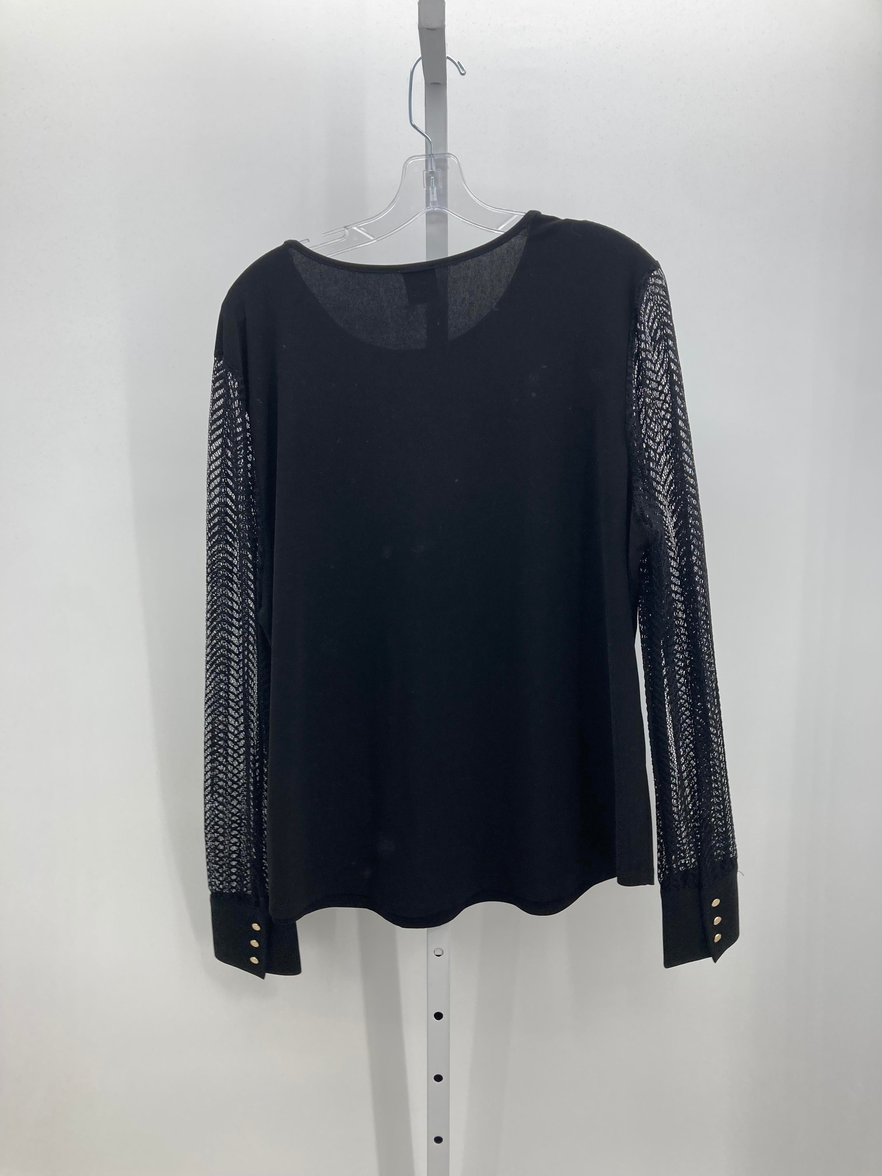 Anne Klein Size Extra Large Misses Long Sleeve Shirt