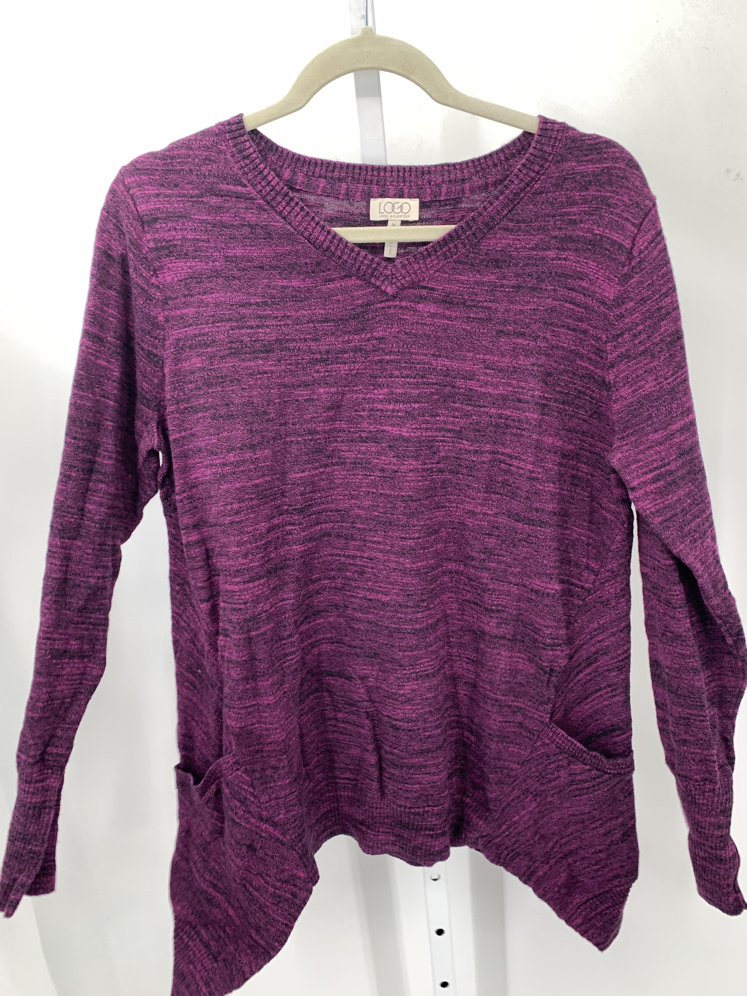 LOGO Size Medium Misses Long Slv Sweater