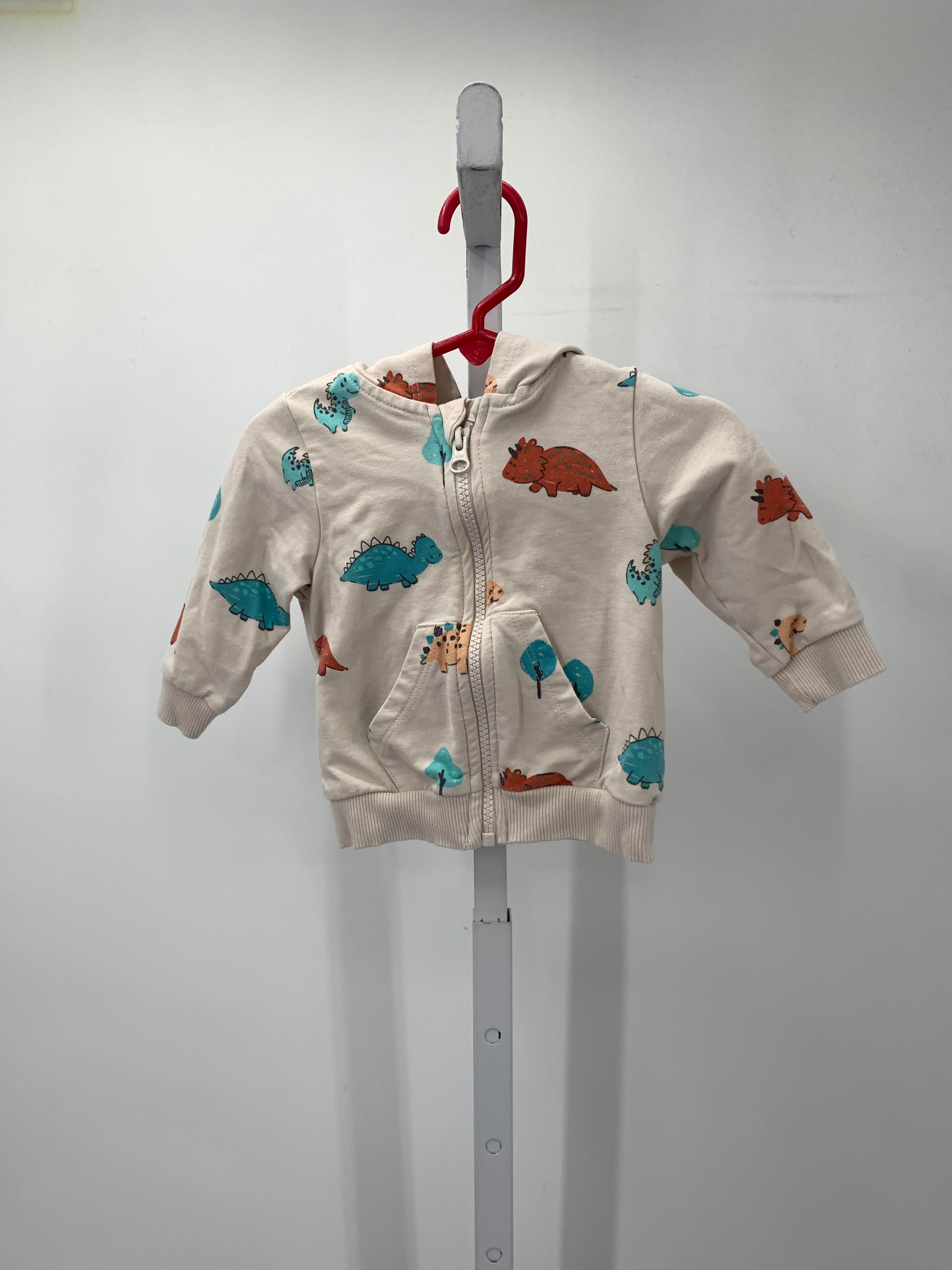 DINOS HOODED ZIP KNIT