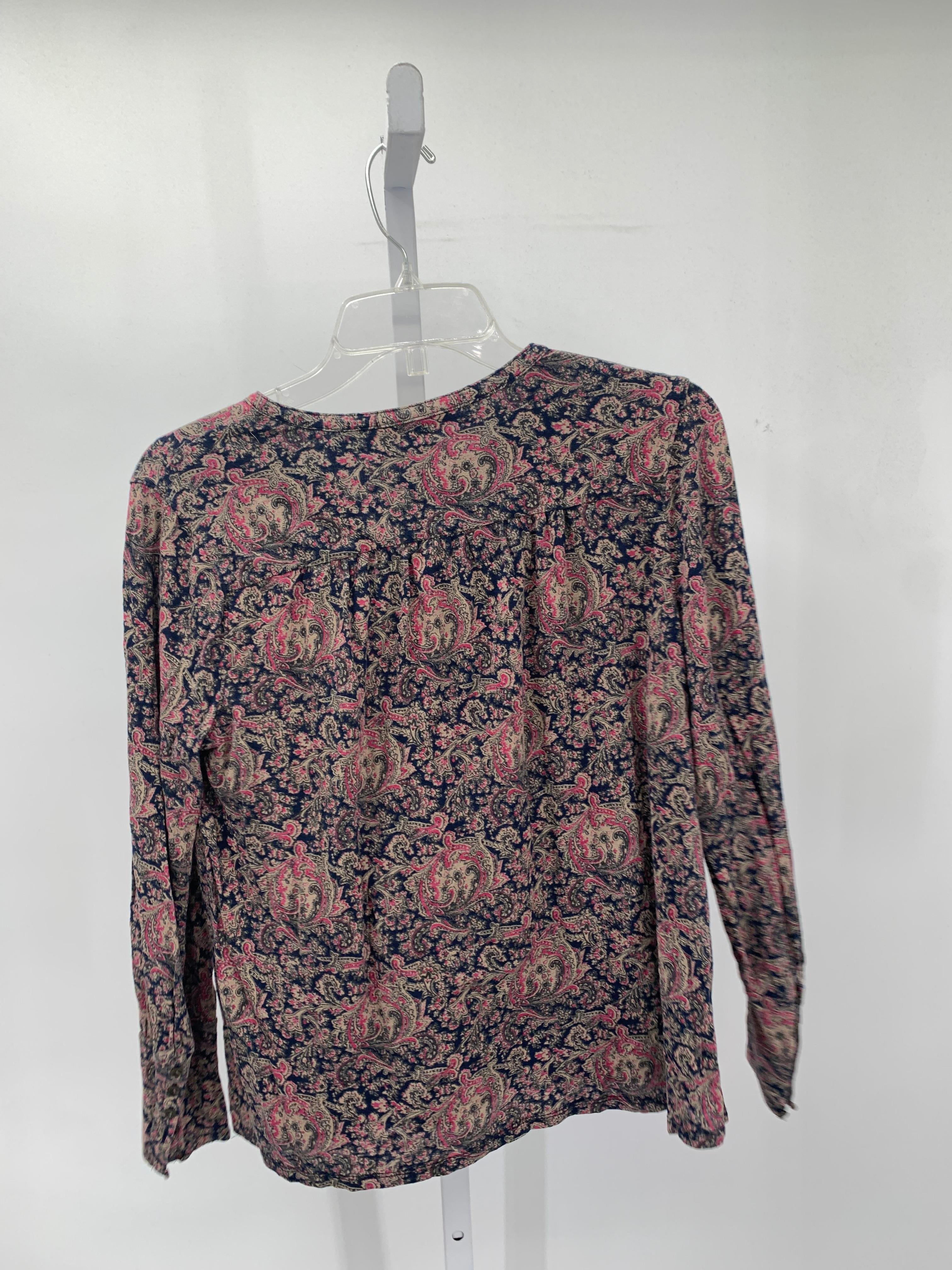 Lucky Brand Size Small Misses Long Sleeve Shirt