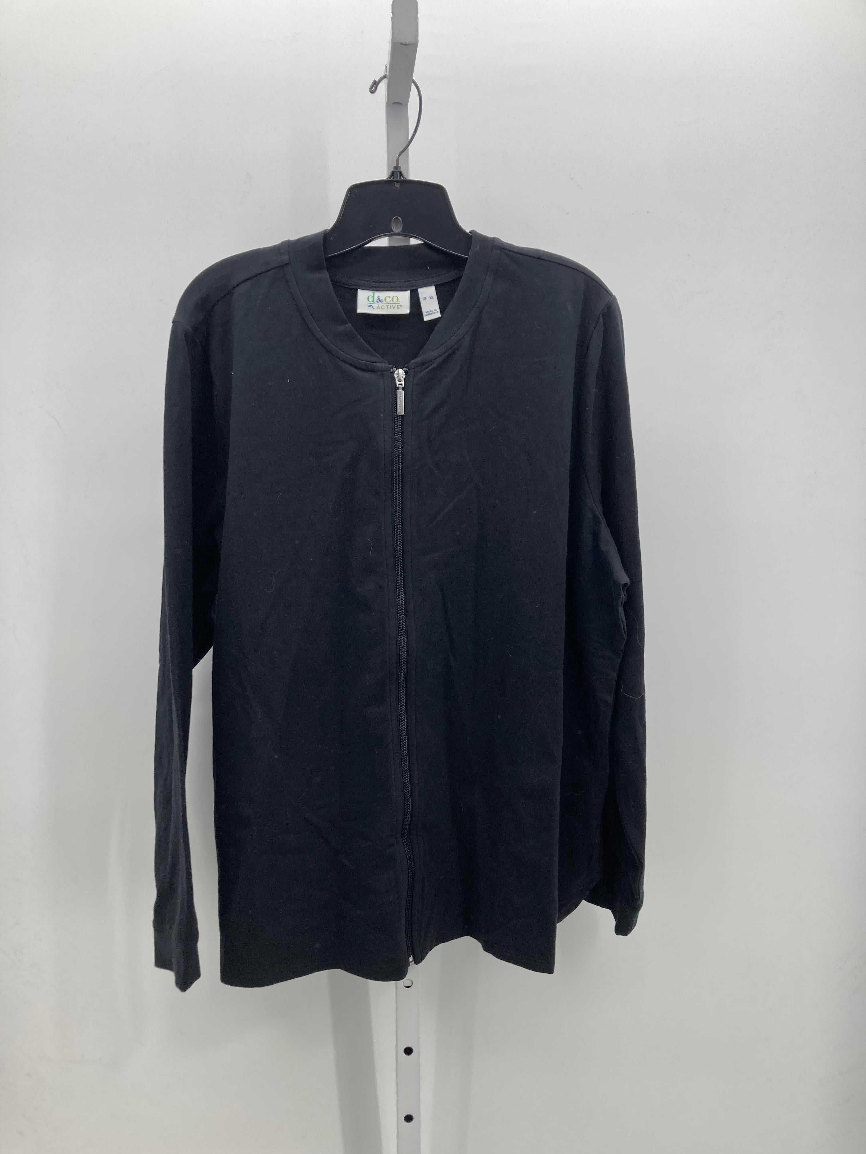 d & co. Size Extra Large Misses Sweat Jacket