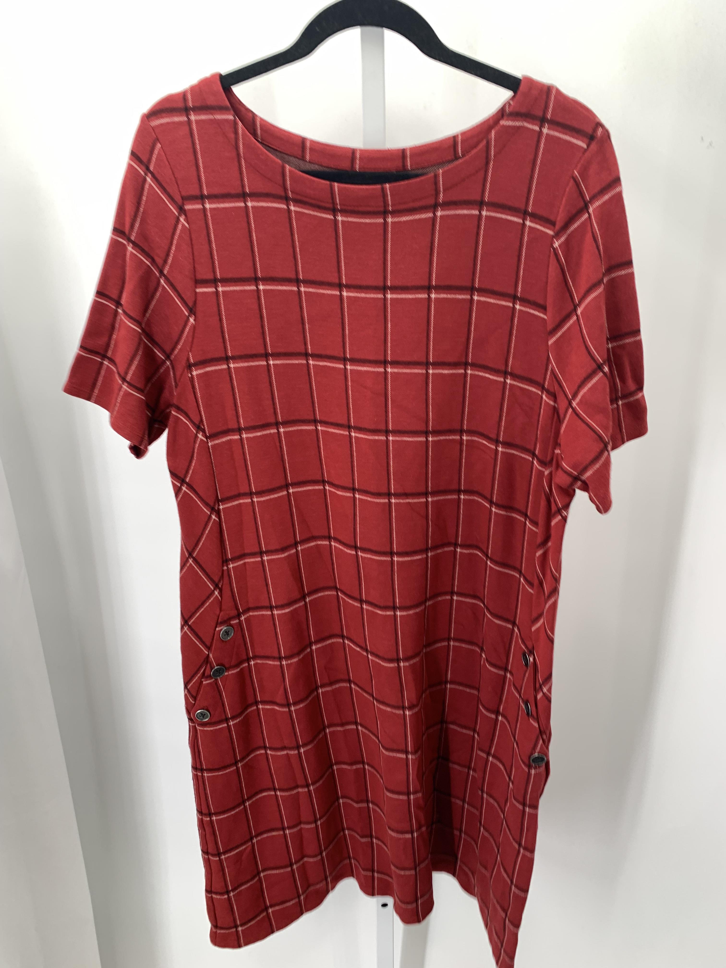 J-Jill Size X Large Petite Petite Short Sleeve Dress