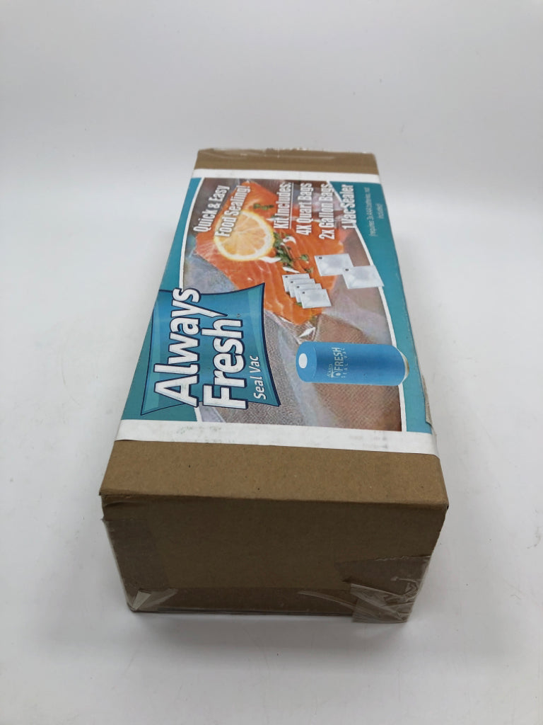 NIB FRESH SEAL FOOD STORAGE VAC AND BAG KIT.
