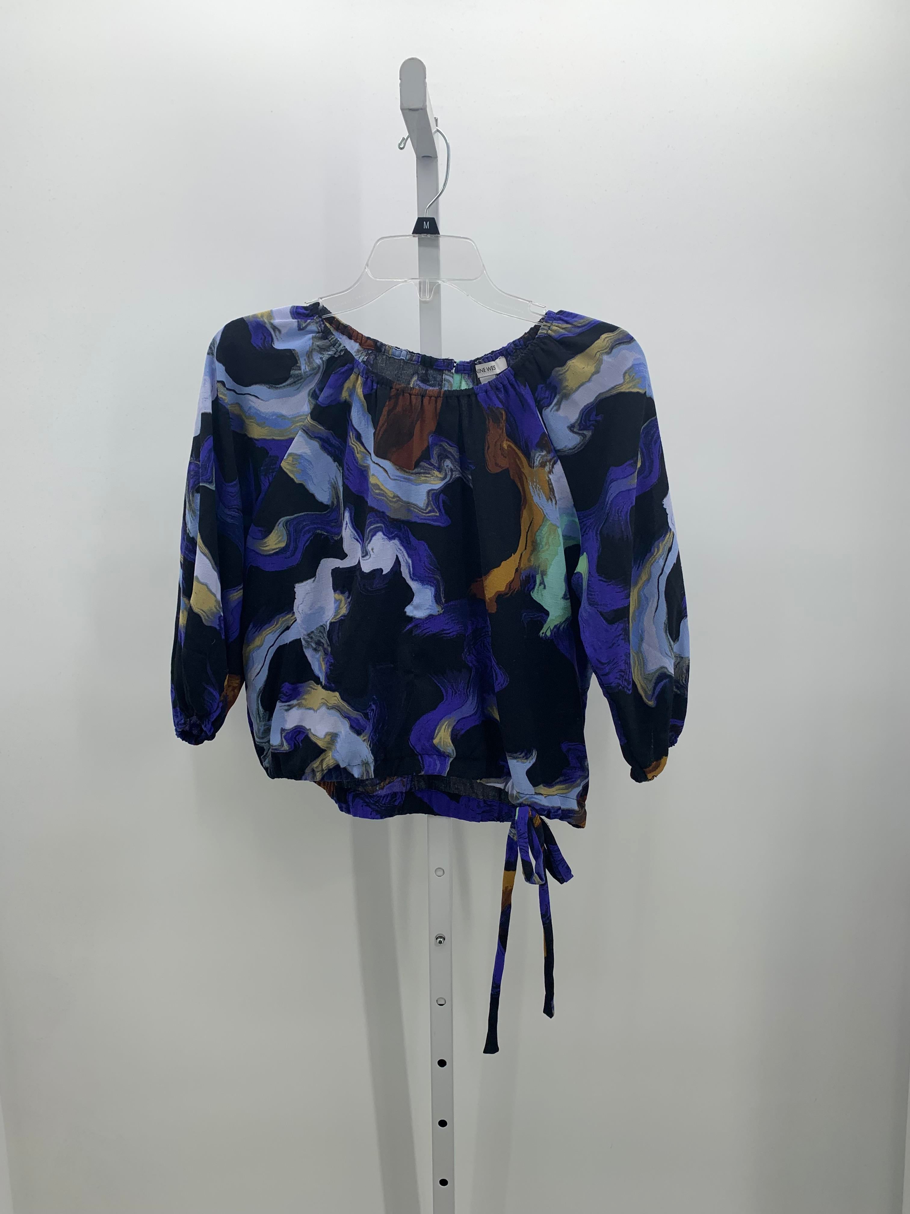 Nine West Size Small Misses 3/4 Sleeve Shirt