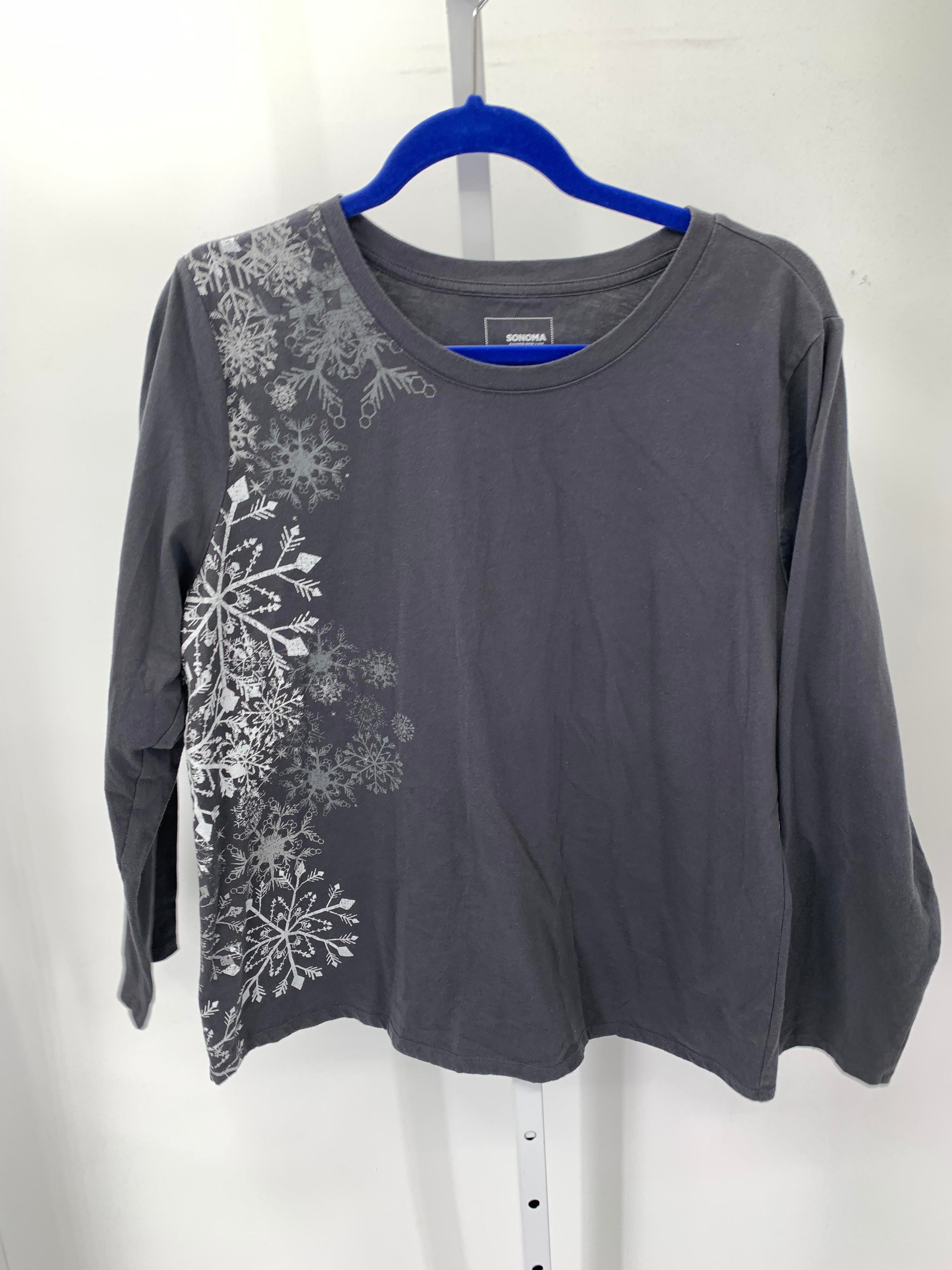Sonoma Size Extra Large Misses Long Sleeve Shirt