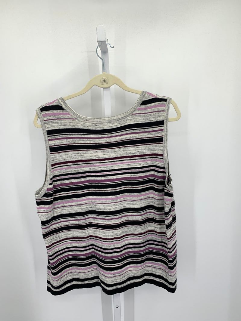 CJ Banks Size 1X Womens Sleeveless Sweater