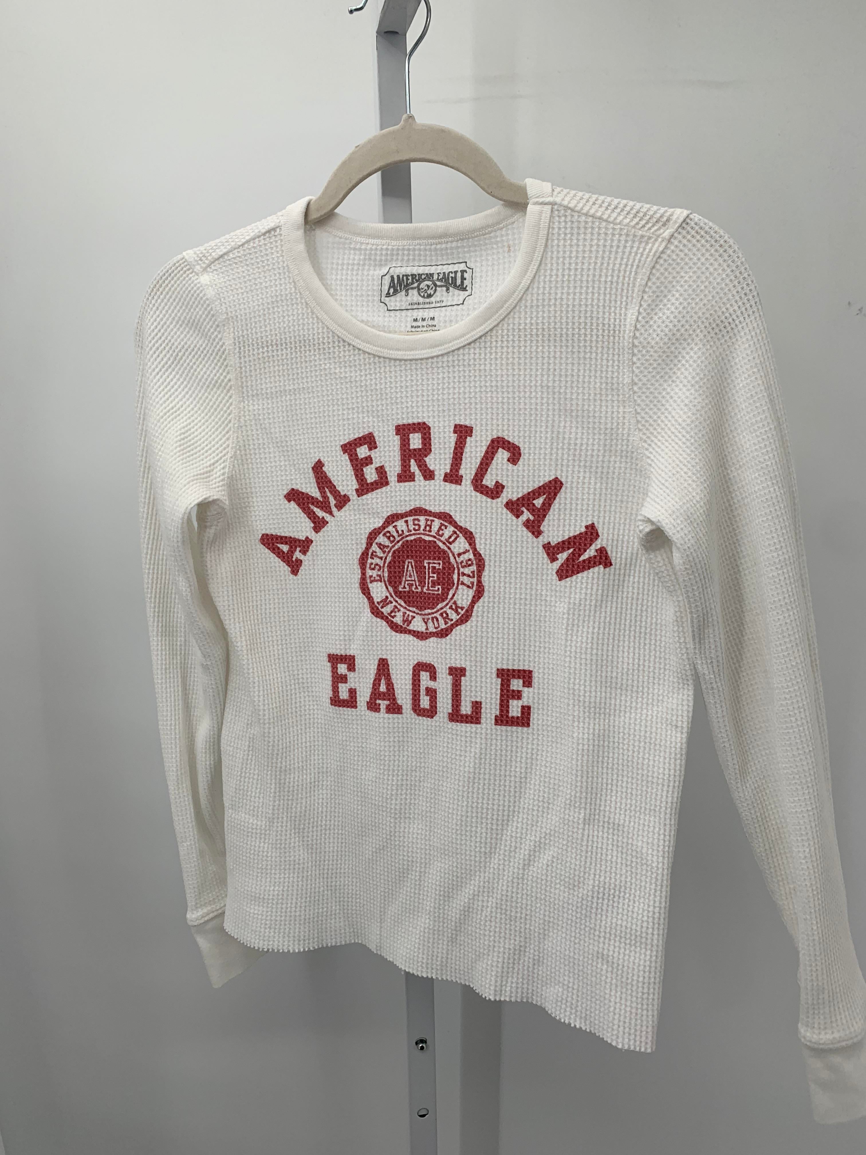 American Eagle Size Medium Juniors Long Sleeve Shirt