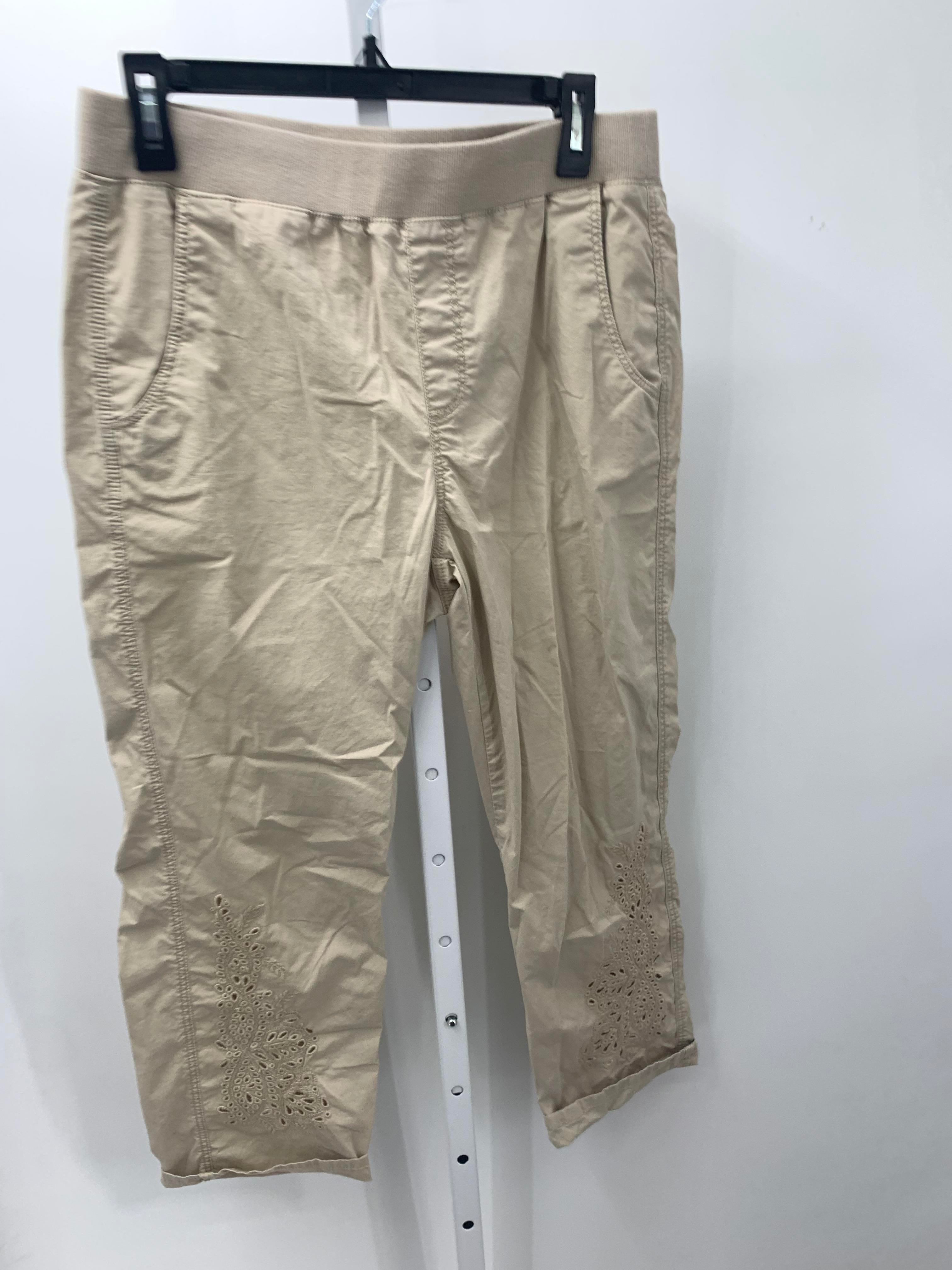 Chico's Size 6 Misses Cropped Pants