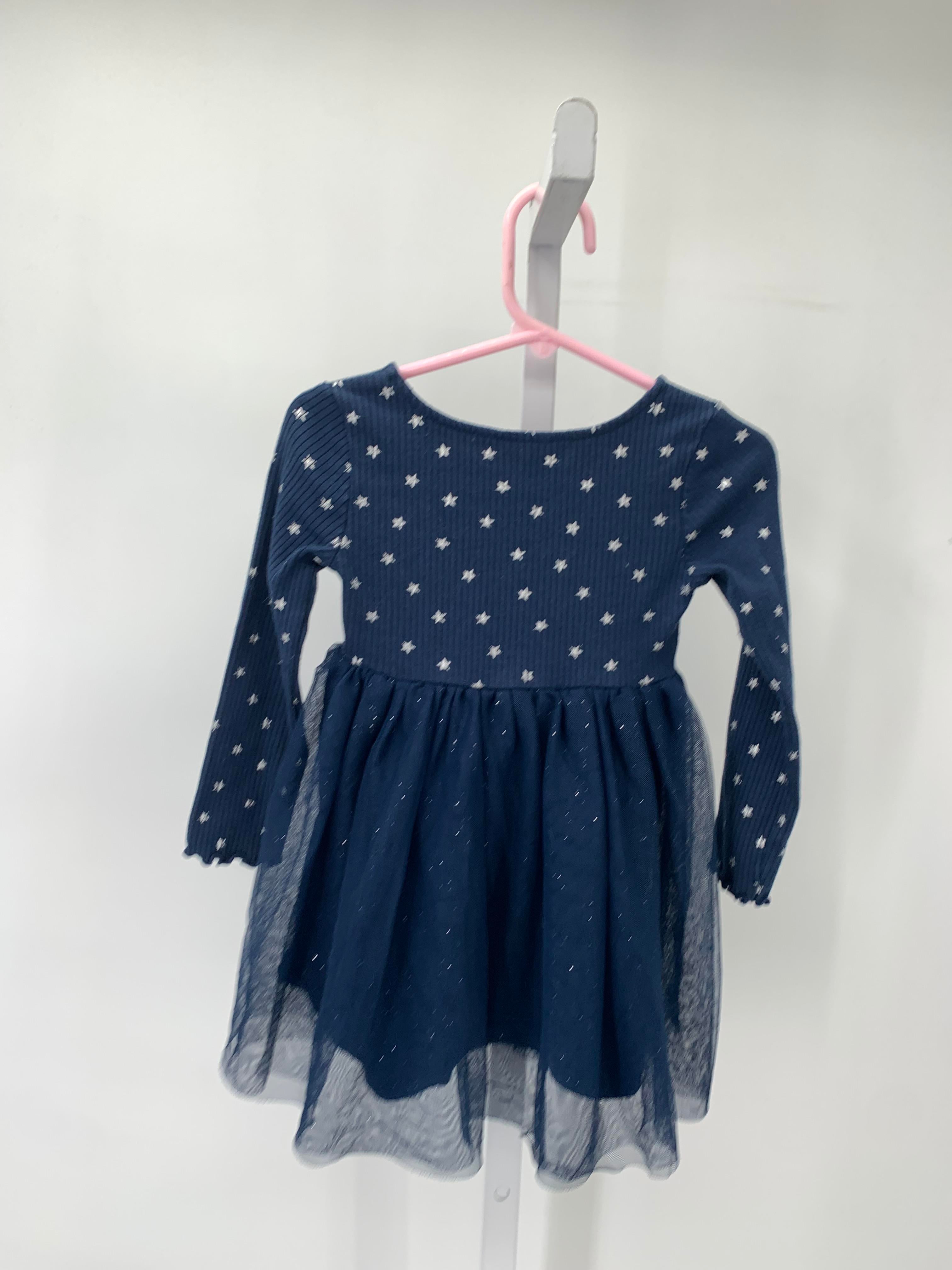 Wonder Nation Size 2T Girls Long Sleeve Dress