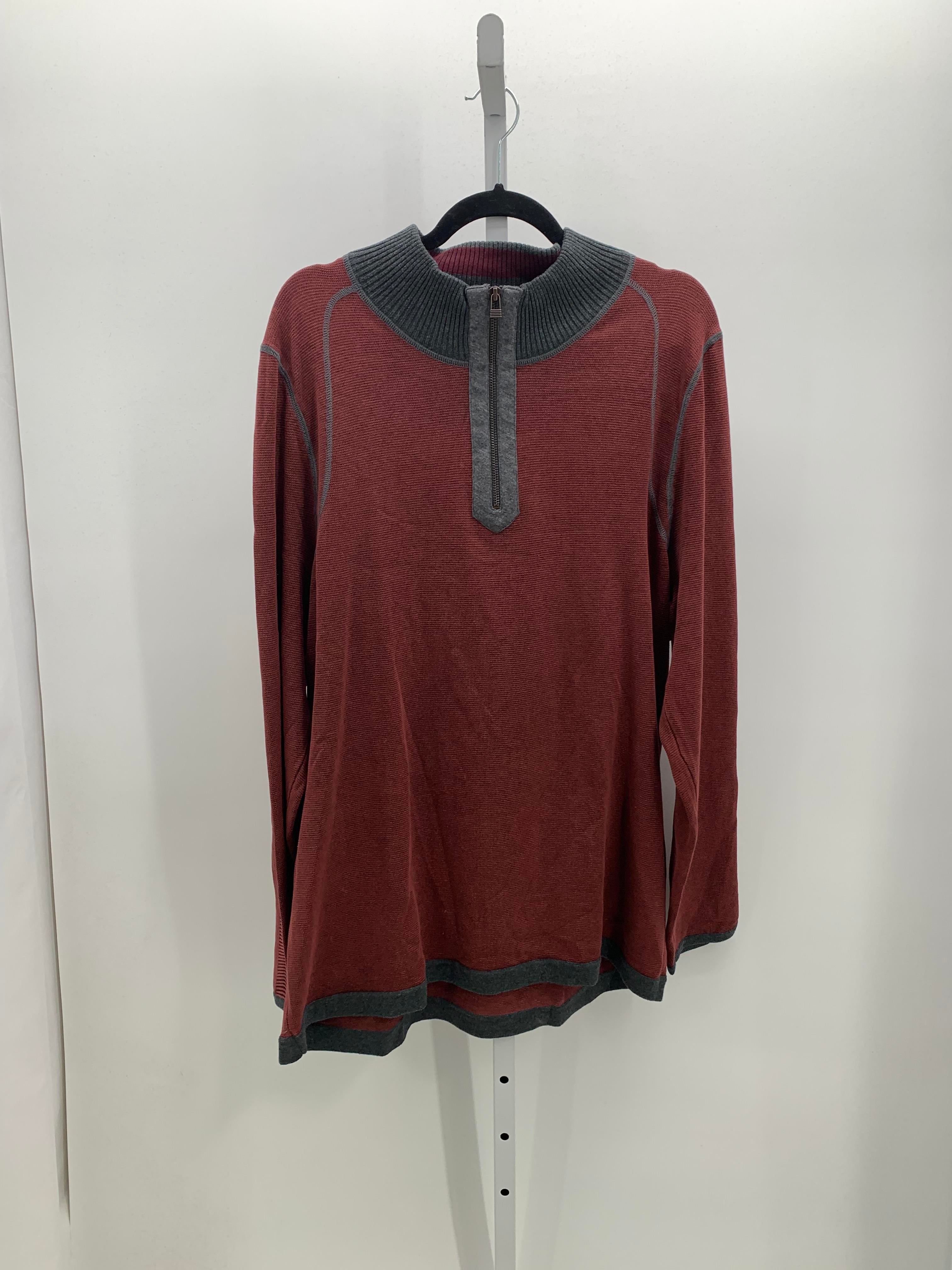 Size Extra Large Young Men's Long Sleeve Sweater
