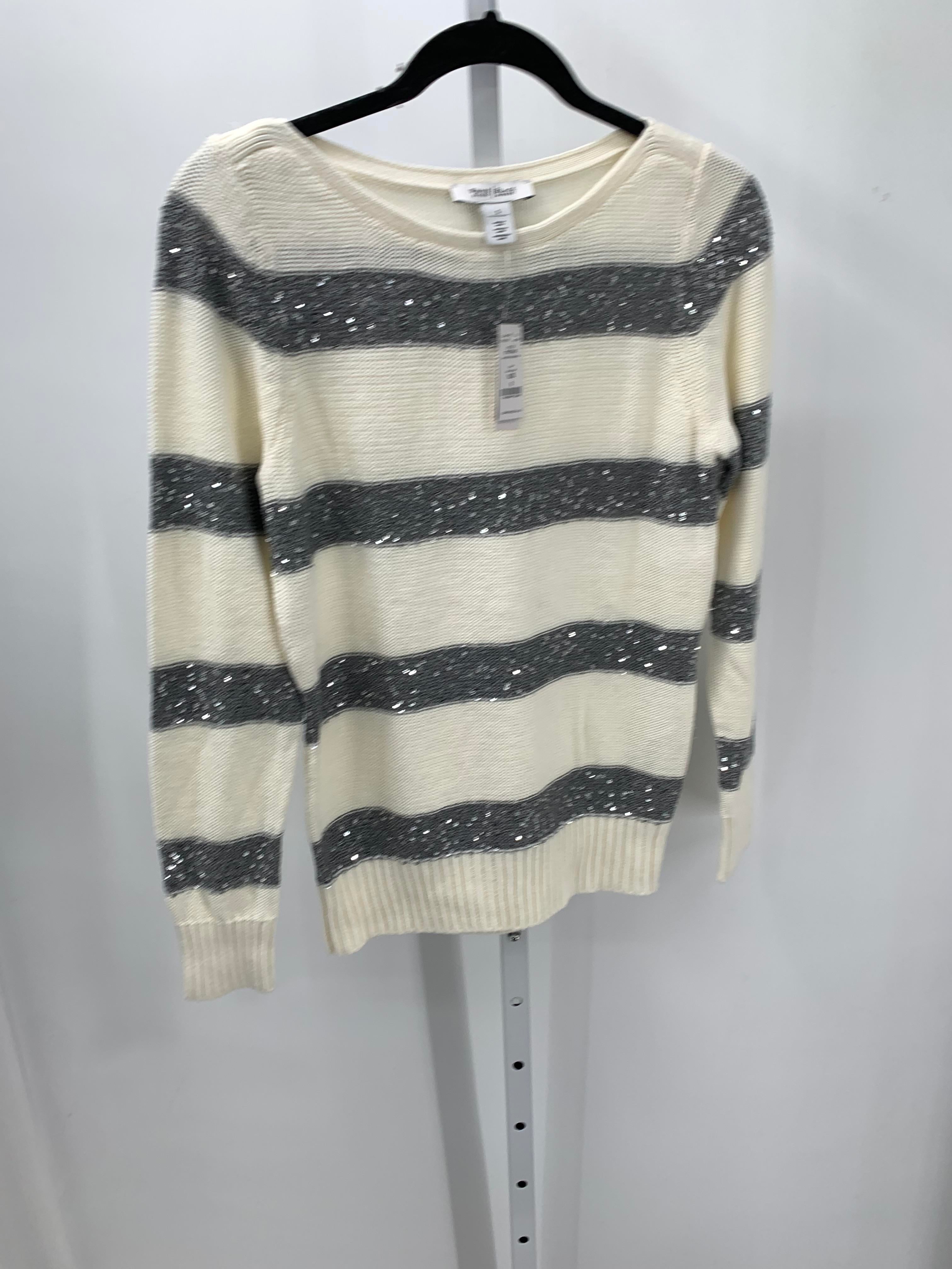 White House Black Size Small Misses Long Slv Sweater