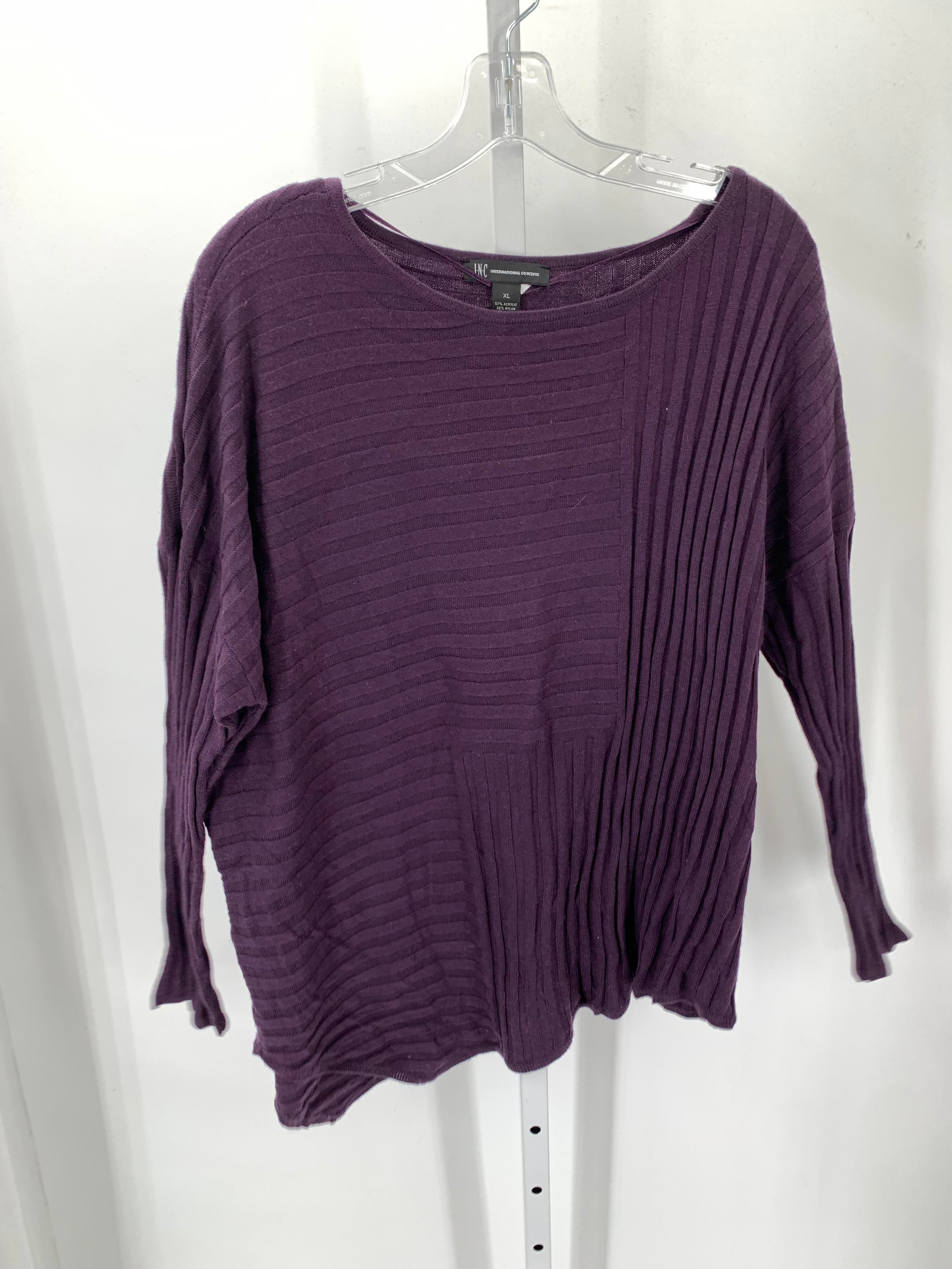INC Size Extra Large Misses Long Slv Sweater